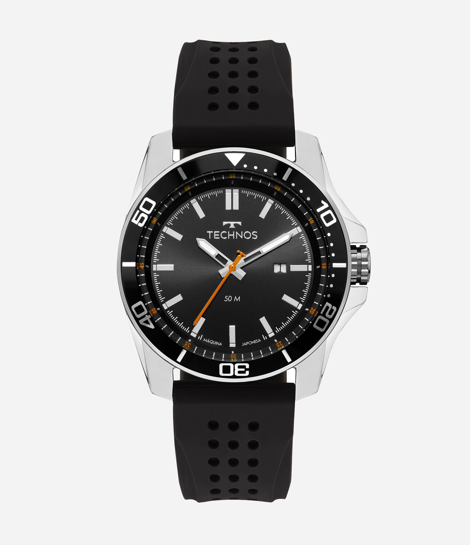 Relógio Analógico Racer Technos em Aço 2117LFW 1P     Preto 1