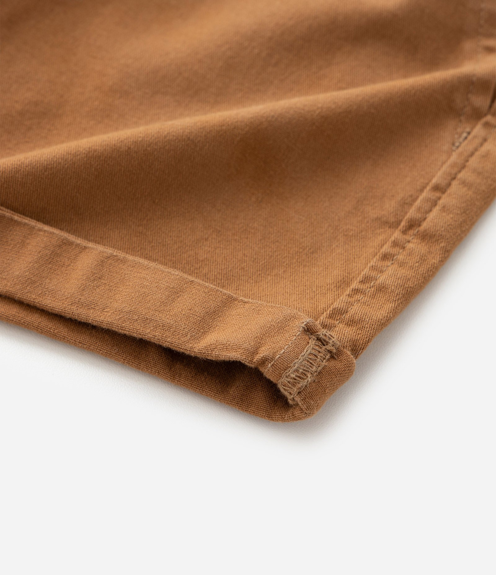 Bermuda Infantil em Sarja com Bolso Faca - Tam 1 a 6 Anos Marrom 6