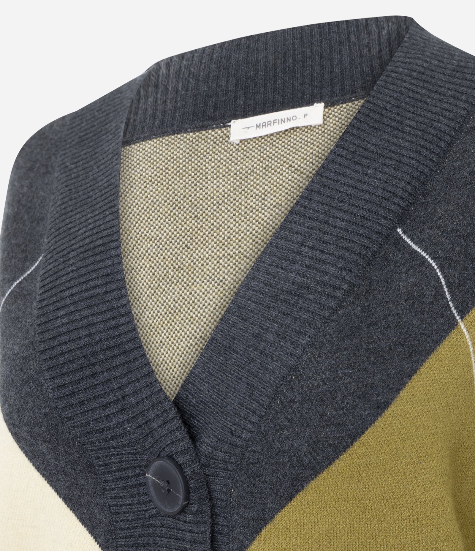 Cardigan em Tricô com Estampa Xadrez Multicores 7