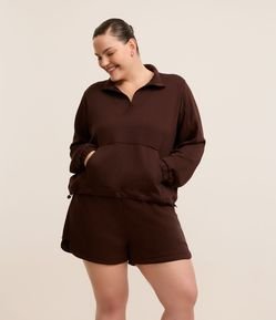 Bermuda Runner em Viscose com Bolsos