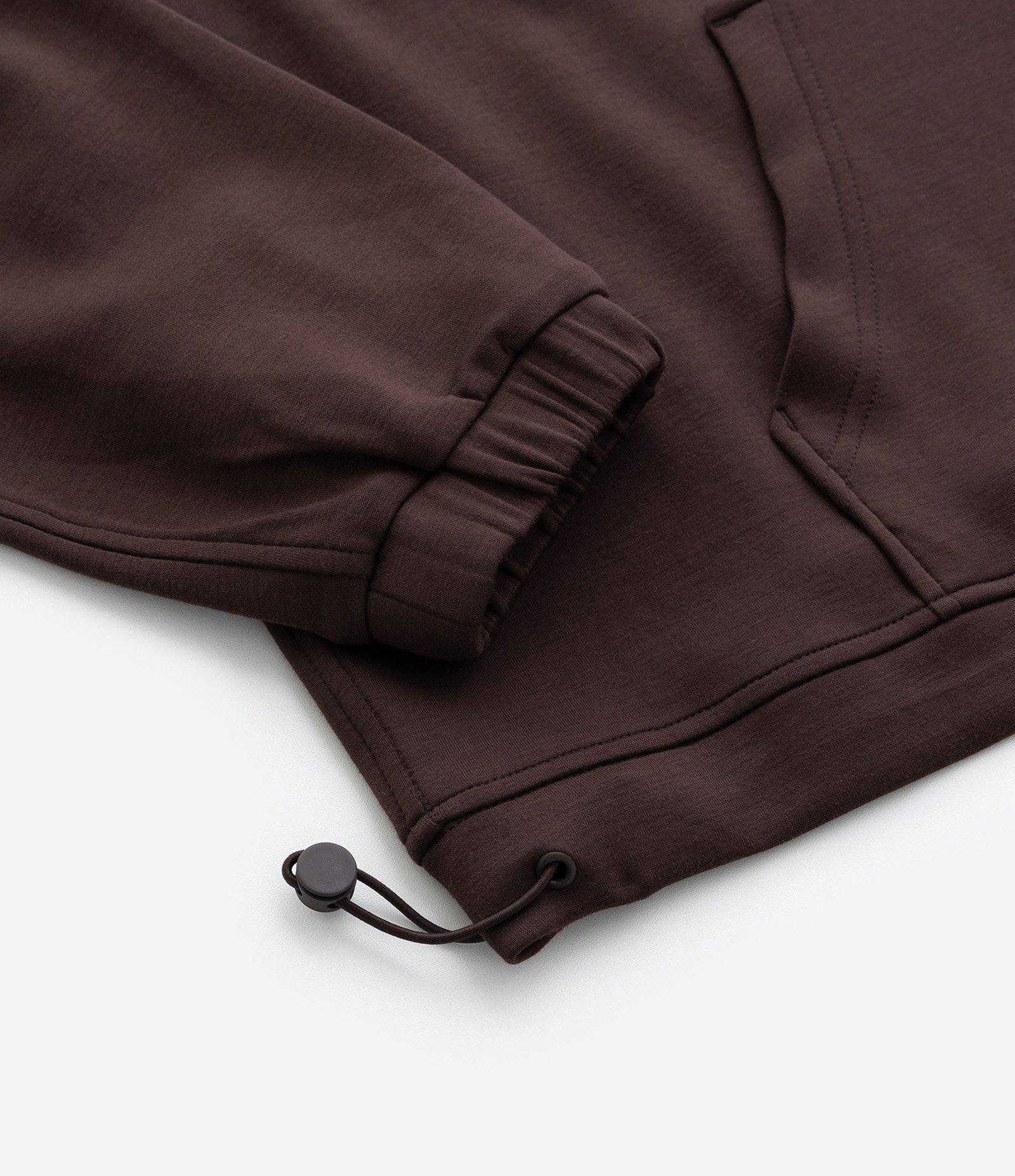 Jaqueta Fechada Esportiva com Regulador Lateral Curve & Plus Size Marrom 9