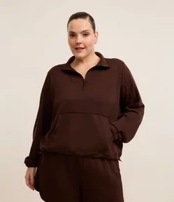 Jaqueta Fechada Esportiva com Regulador Lateral Curve & Plus Size