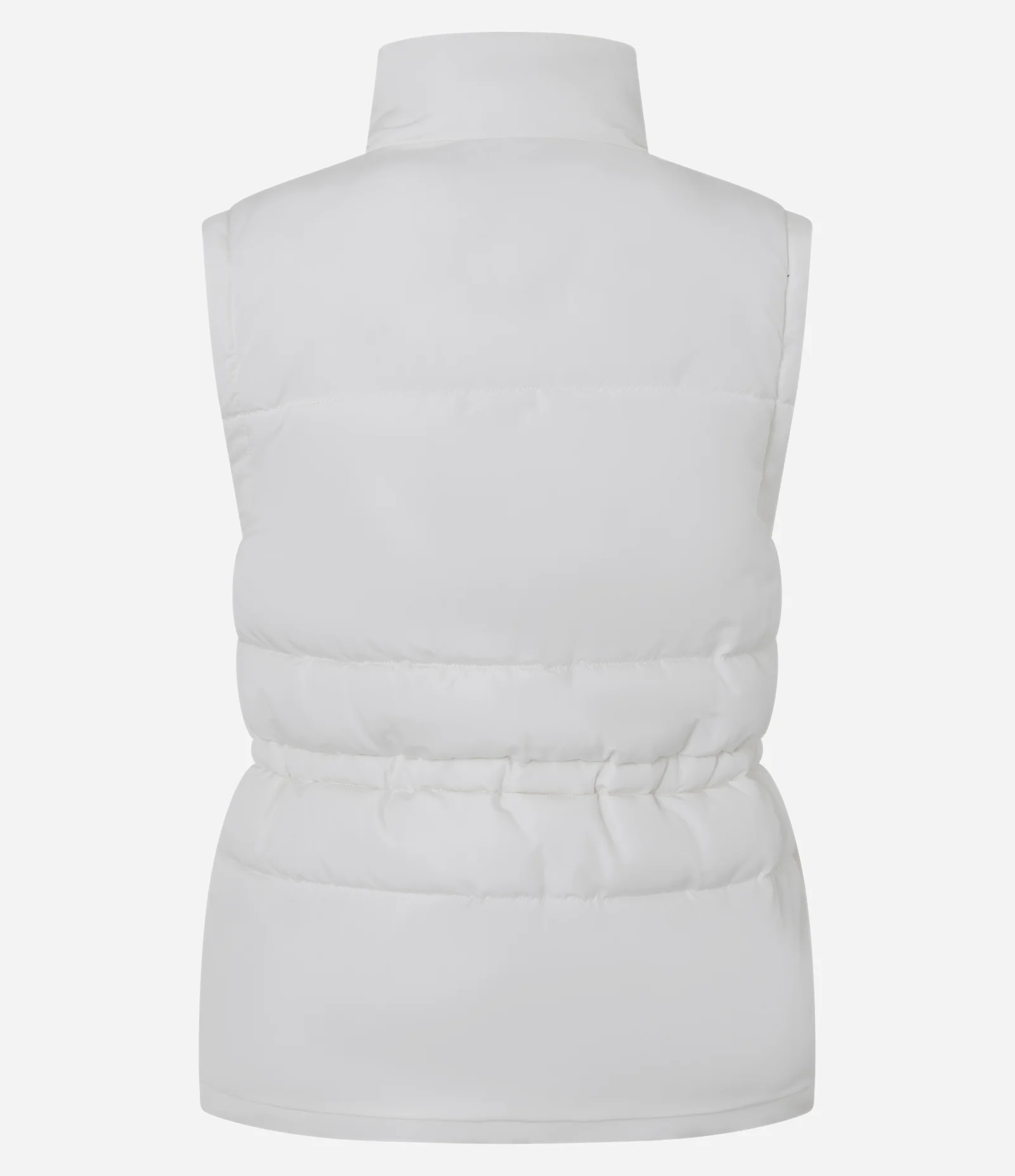 Colete Acolchoado com Regulador na Cintura Branco 2