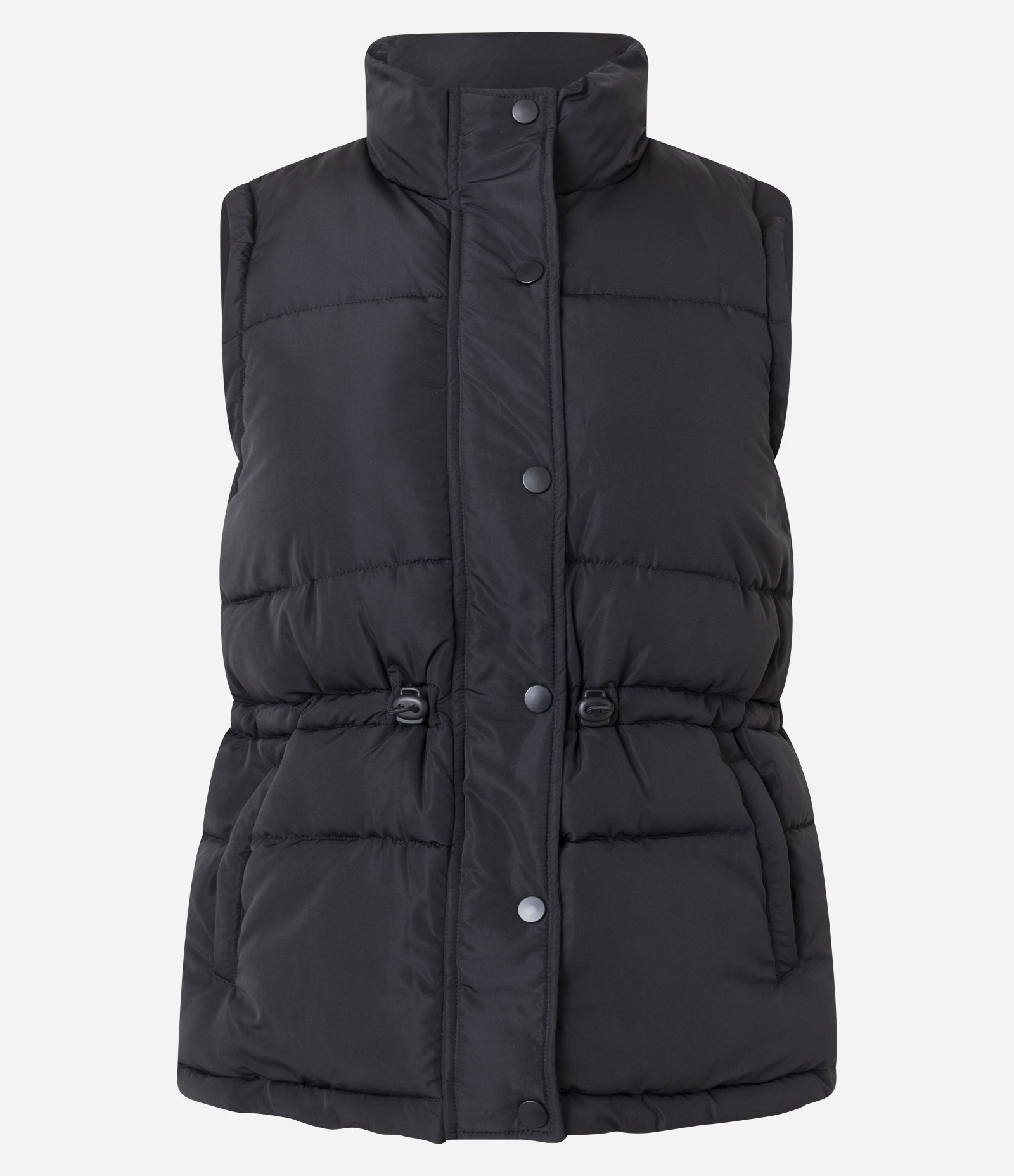 Colete Acolchoado com Regulador na Cintura Preto 1