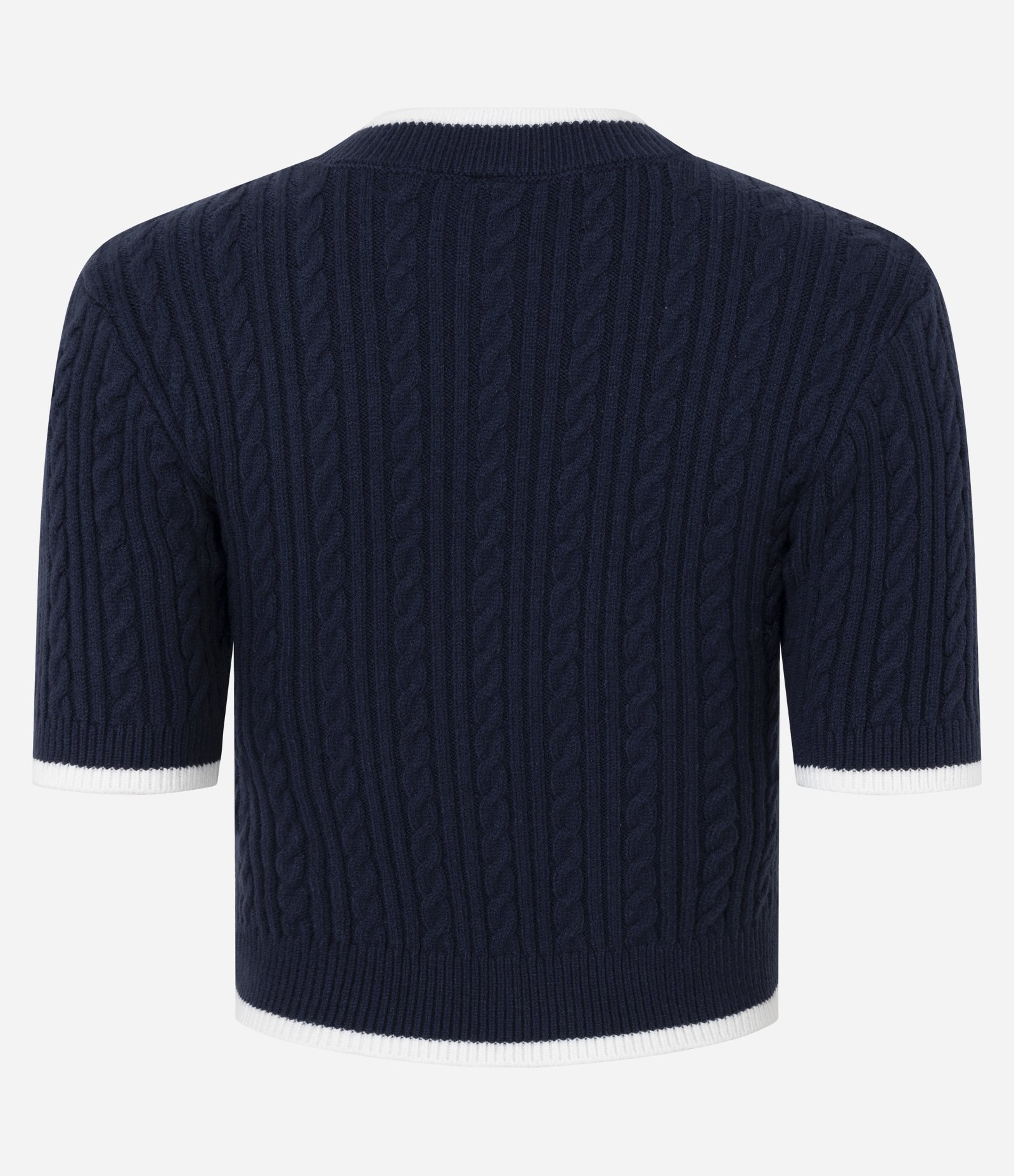 Blusa em Tricô com Estampa de Urso Azul 7