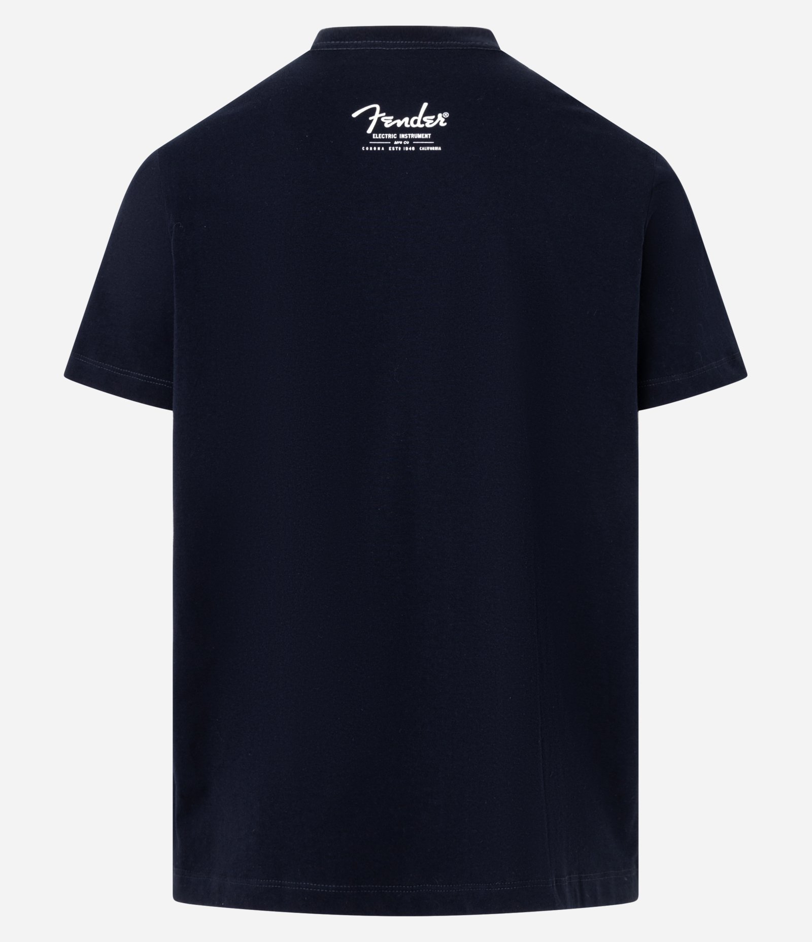 Camiseta Comfort em Algodão com Estampa Guitarras Fender Preto 6