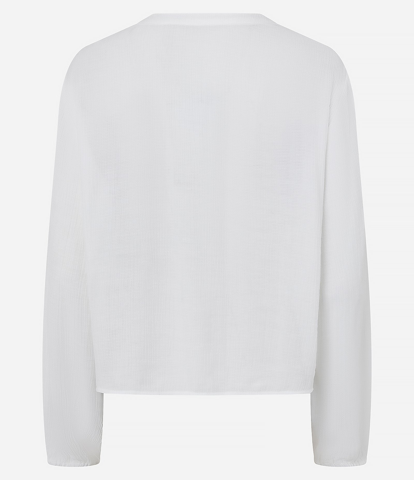 Blusa Bata em Viscose com Bordado Frontal Branco 7