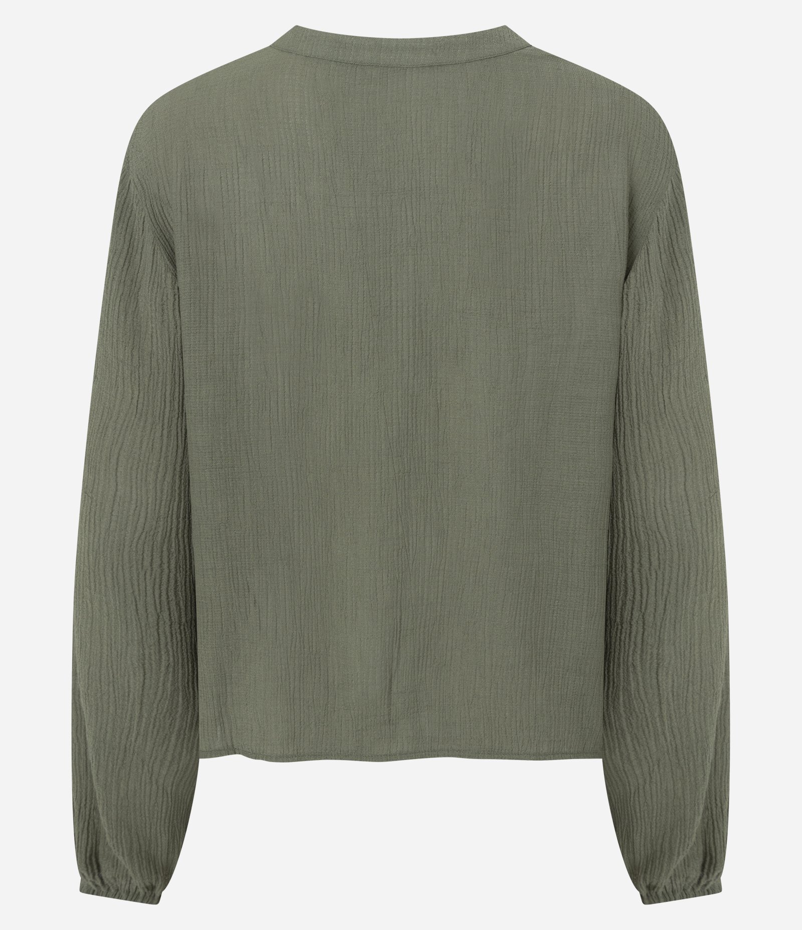 Blusa Bata em Viscose com Bordado Frontal Verde 7