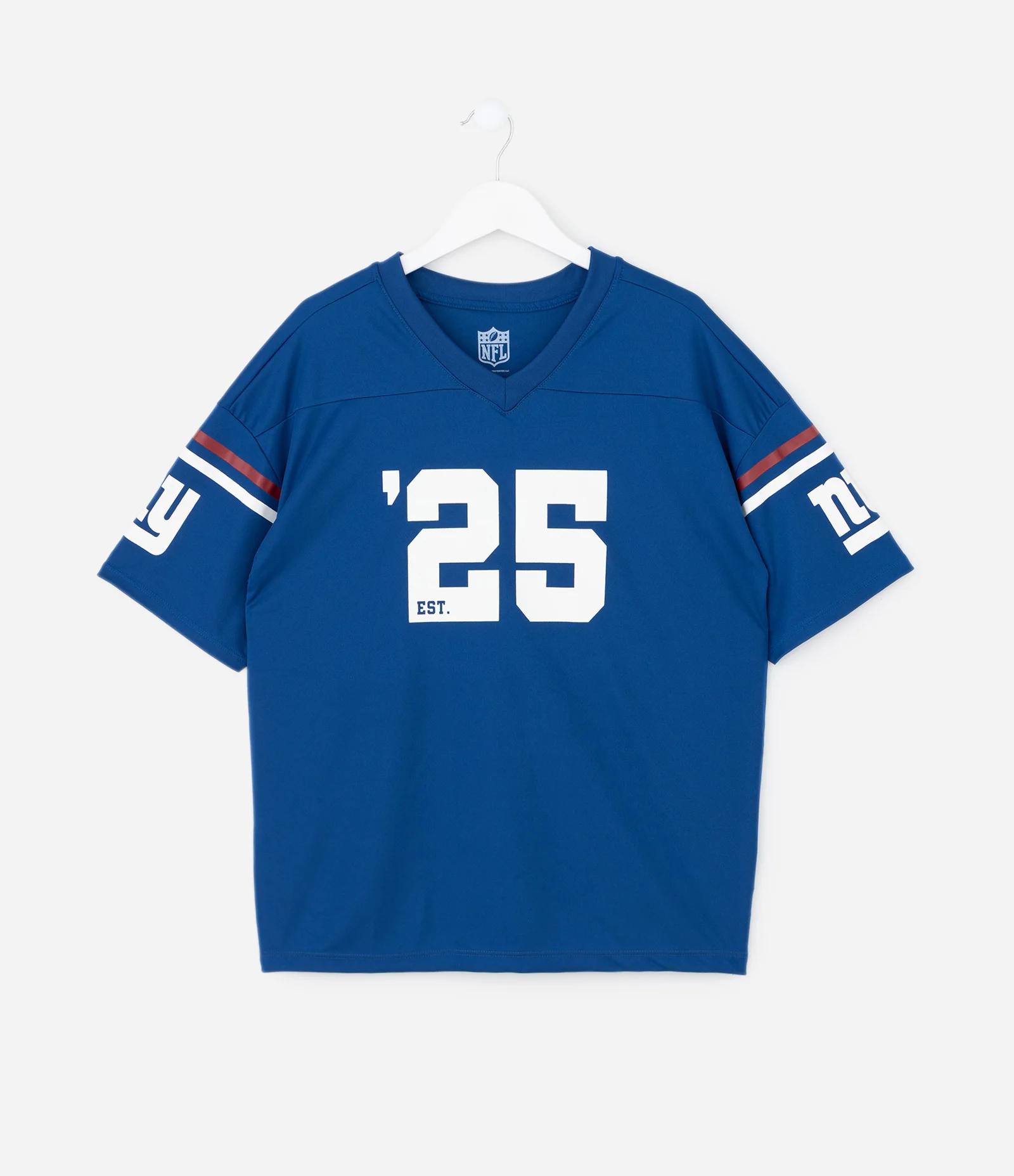 Camiseta Infantil Esportiva com Estampa Giants NFL – Tam 5 a 14 Anos Azul 1