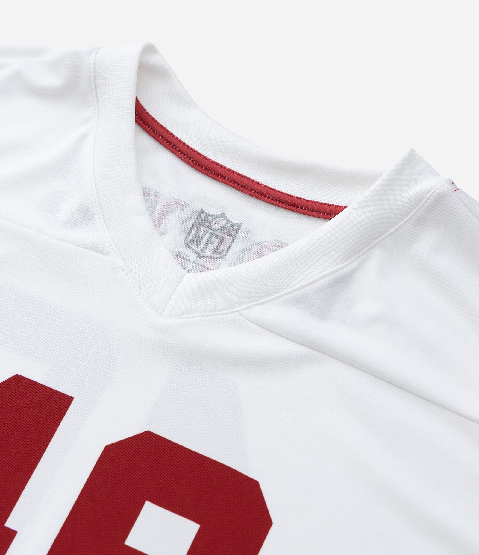 Camiseta Infantil Esportiva com Estampa 49ers NFL – Tam 5 a 14 Anos Branco 4