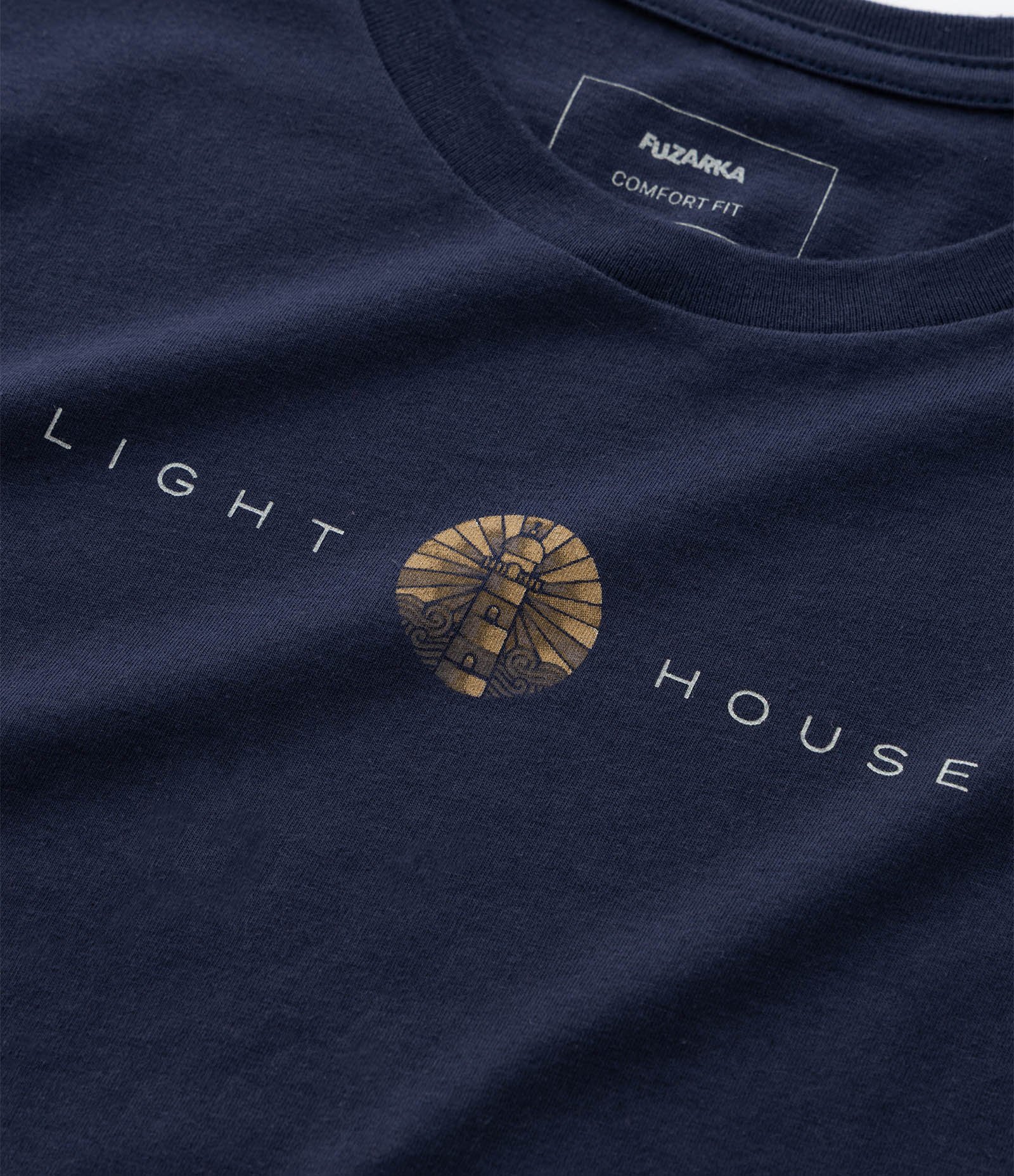 Camiseta Infantil com EstampaFarol - Tam 5 a 14 Anos Azul 4