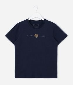 Camiseta Infantil com EstampaFarol - Tam 5 a 14 Anos