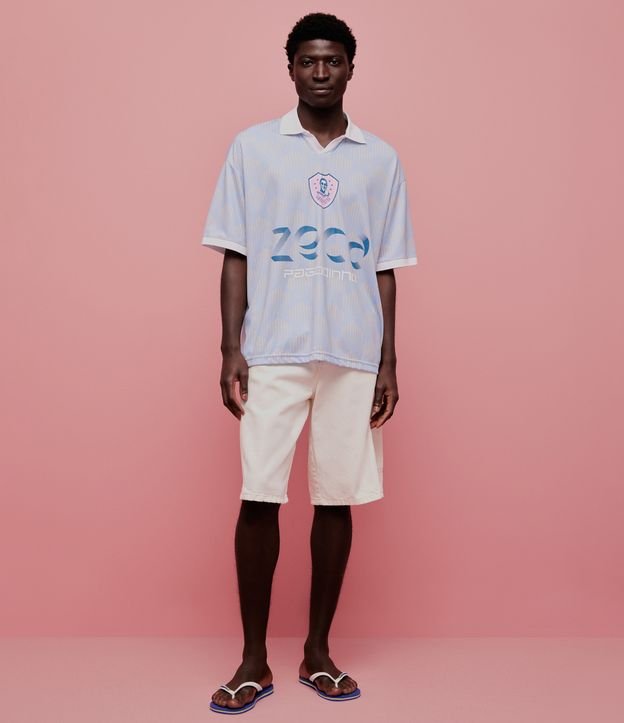 Camiseta Oversized Sportcore com Estampa Samba Clube Zeca
