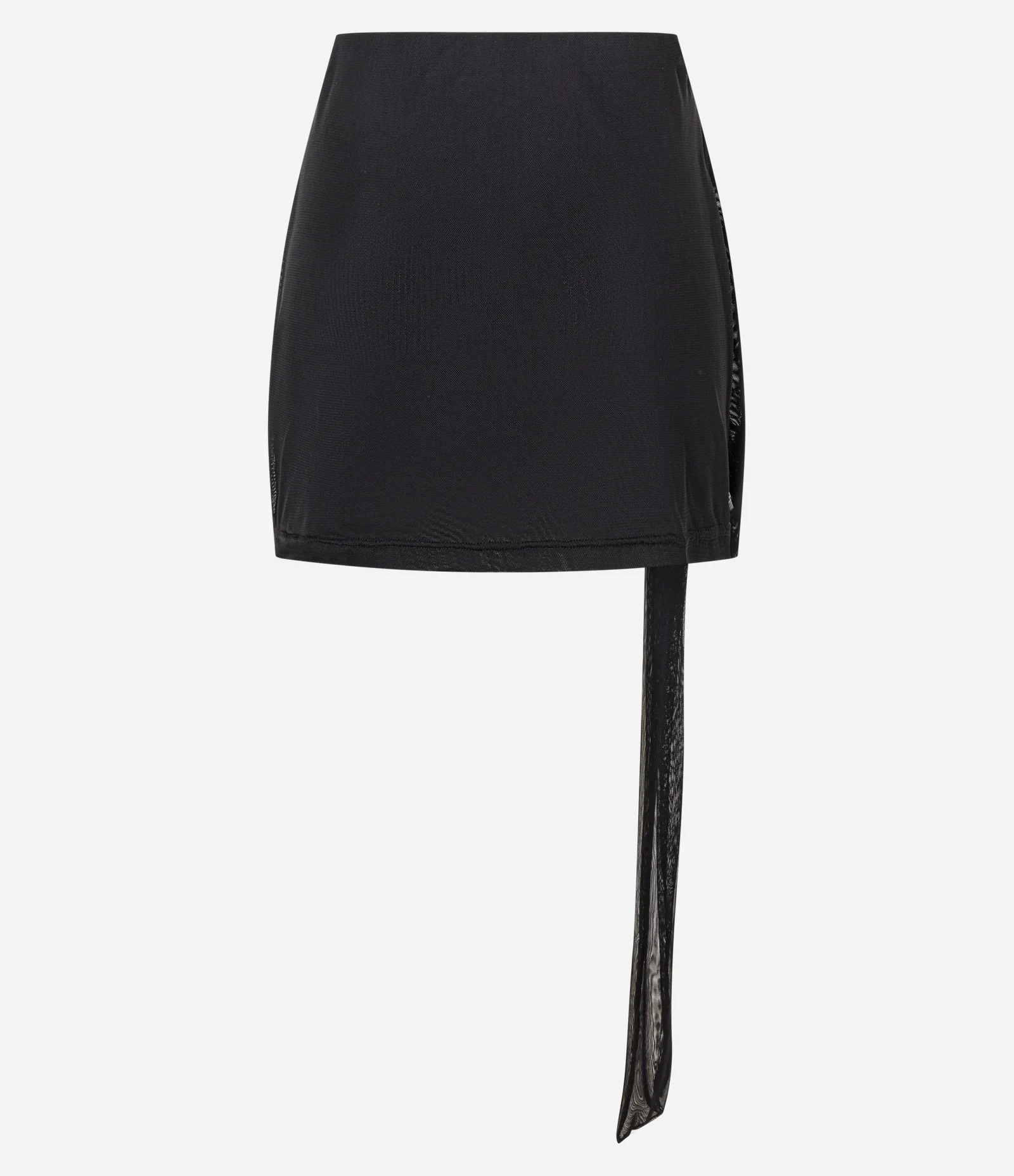 Saia Curta em Tule com Faixa Caída Preto 2