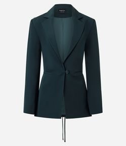 Blazer Alfaiatado com Amarração nas Costas