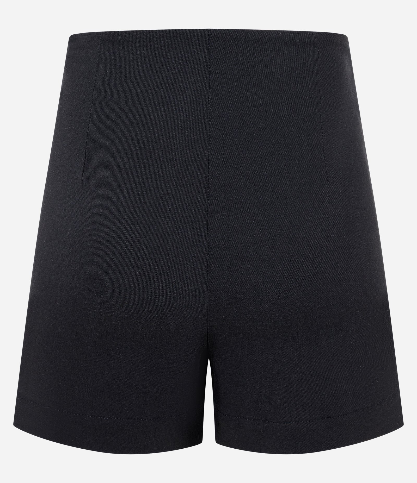Short Saia Em Bengaline Com Sobreposição Assimétrica Ajustada Anthracite 5