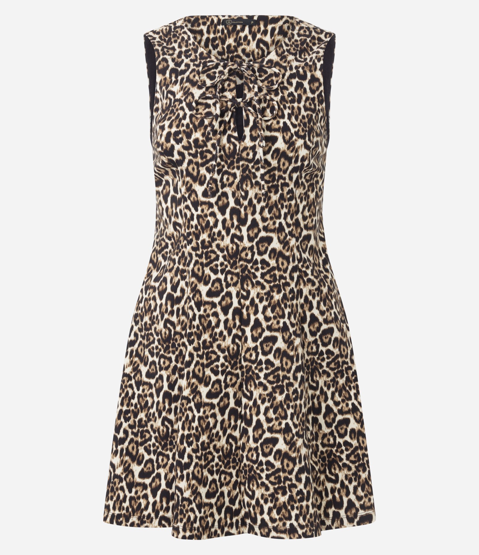 Vestido Curto Animal Print em Bengaline Animal Print 1