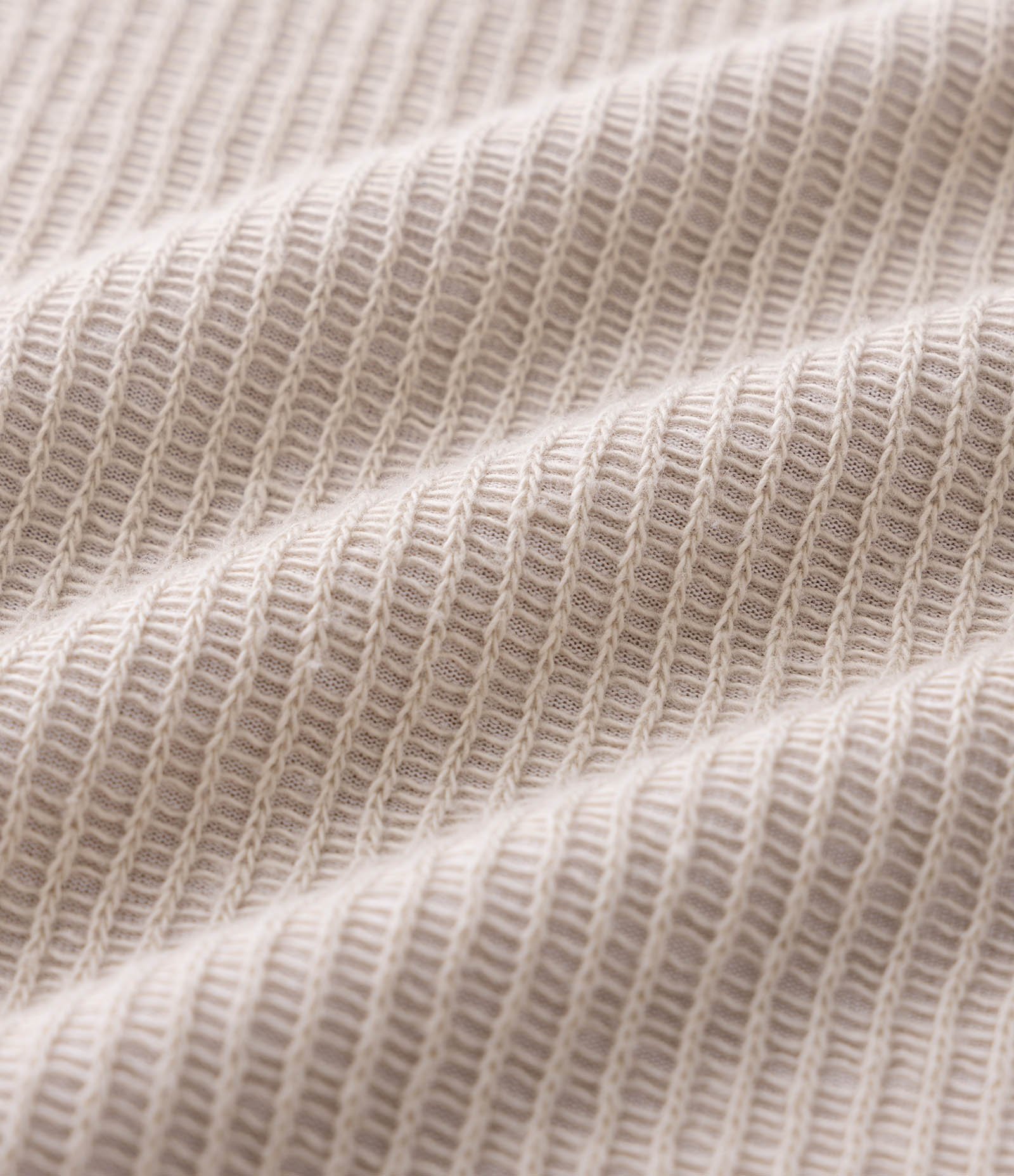 Camiseta Polo Manga Longa em Algodão Texturizado Cinza 3