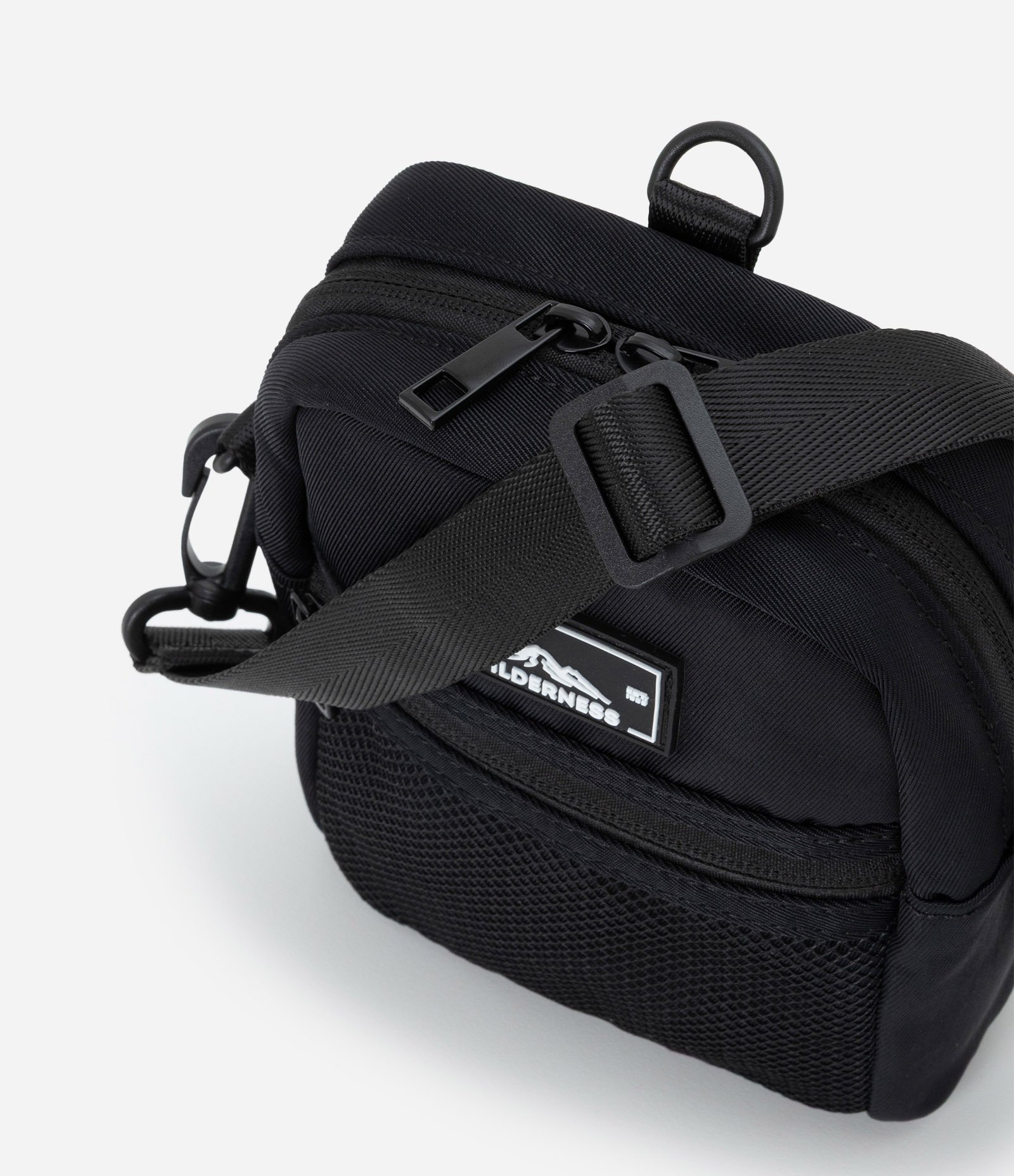 Bolsa Shoulder Bag com Logo de Paisagem Preto 6
