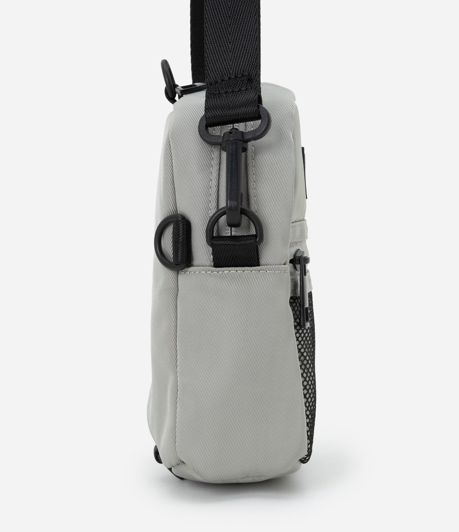 Bolsa Shoulder Bag com Logo de Paisagem Cinza 2
