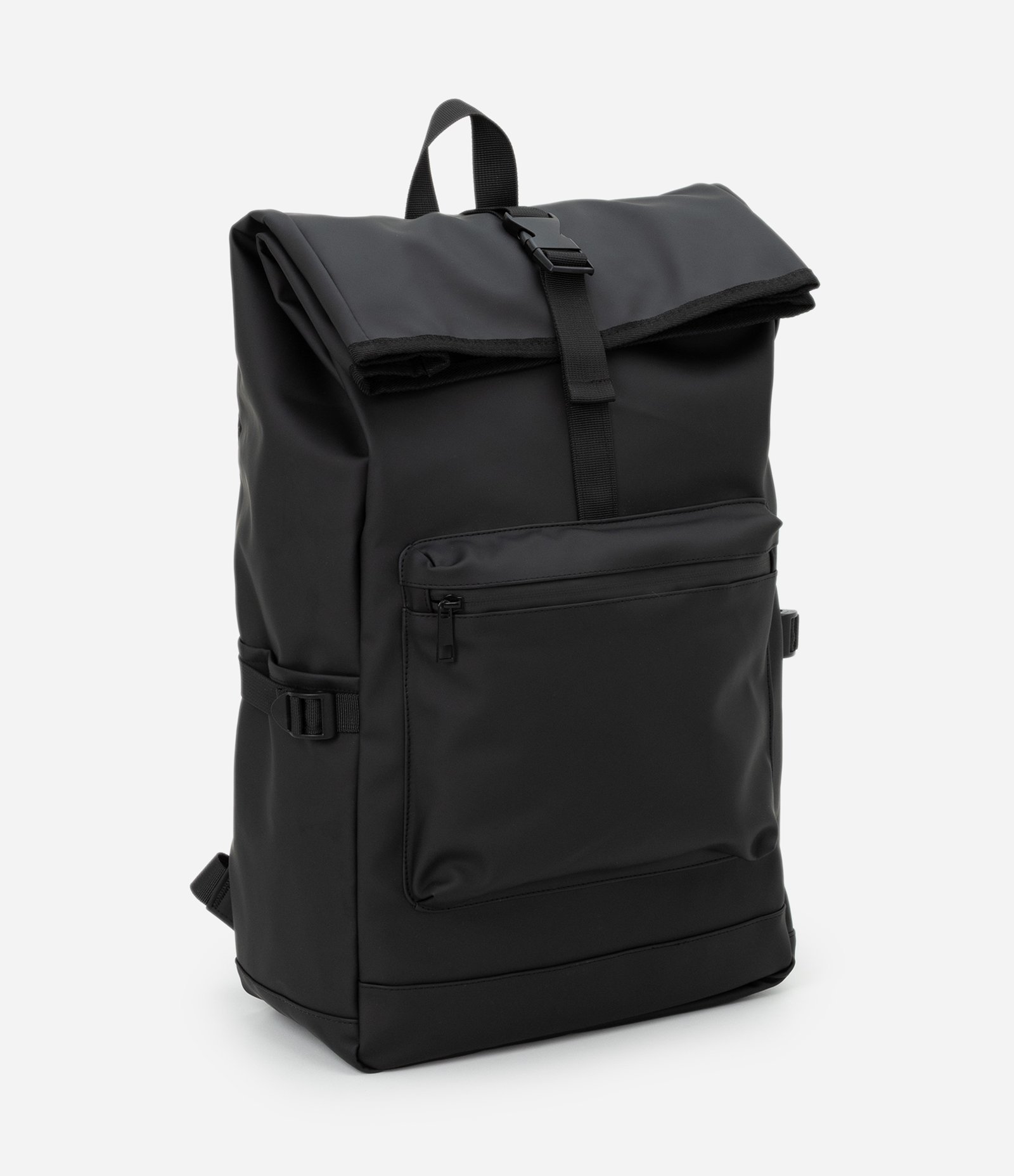 Mochila Emborrachada com Fechamento Ajustável Preto 3