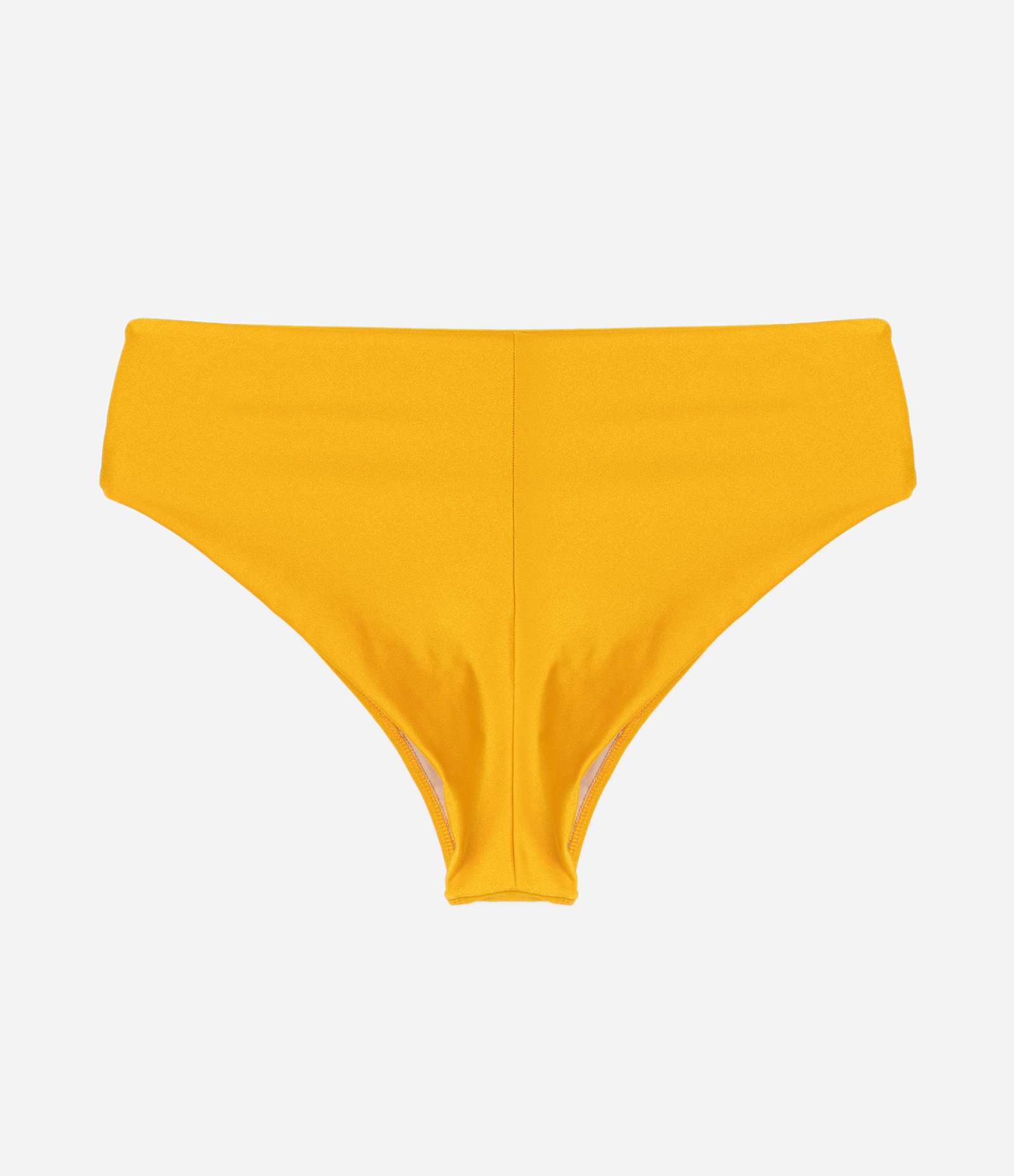 Biquini Calcinha Hot Pants em Poliamida com Fio Duplo Curve & Plus Size Amarelo 2
