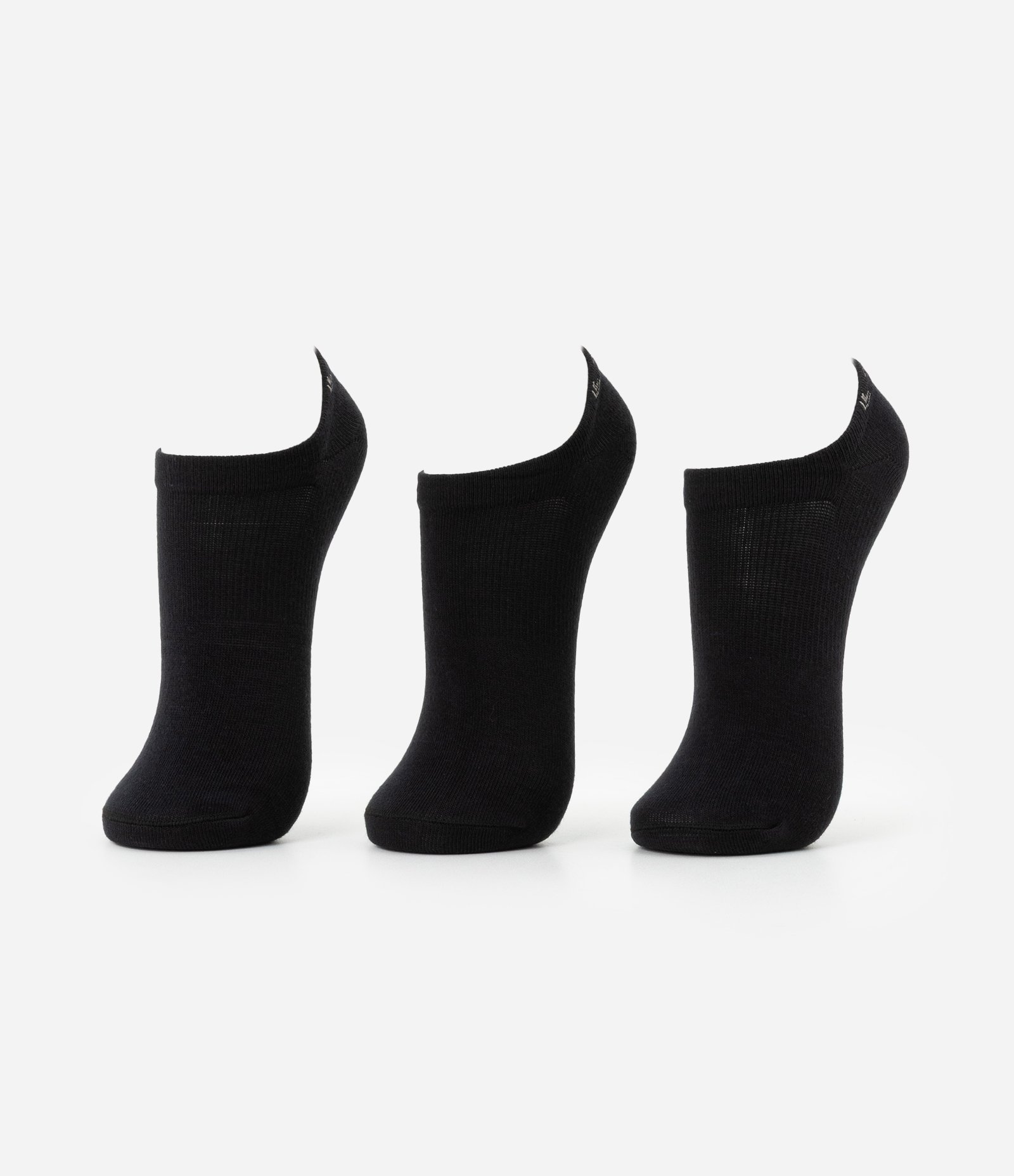 Kit 03 Meias Invisíveis Esportivas em Algodão Lupo Preto 1