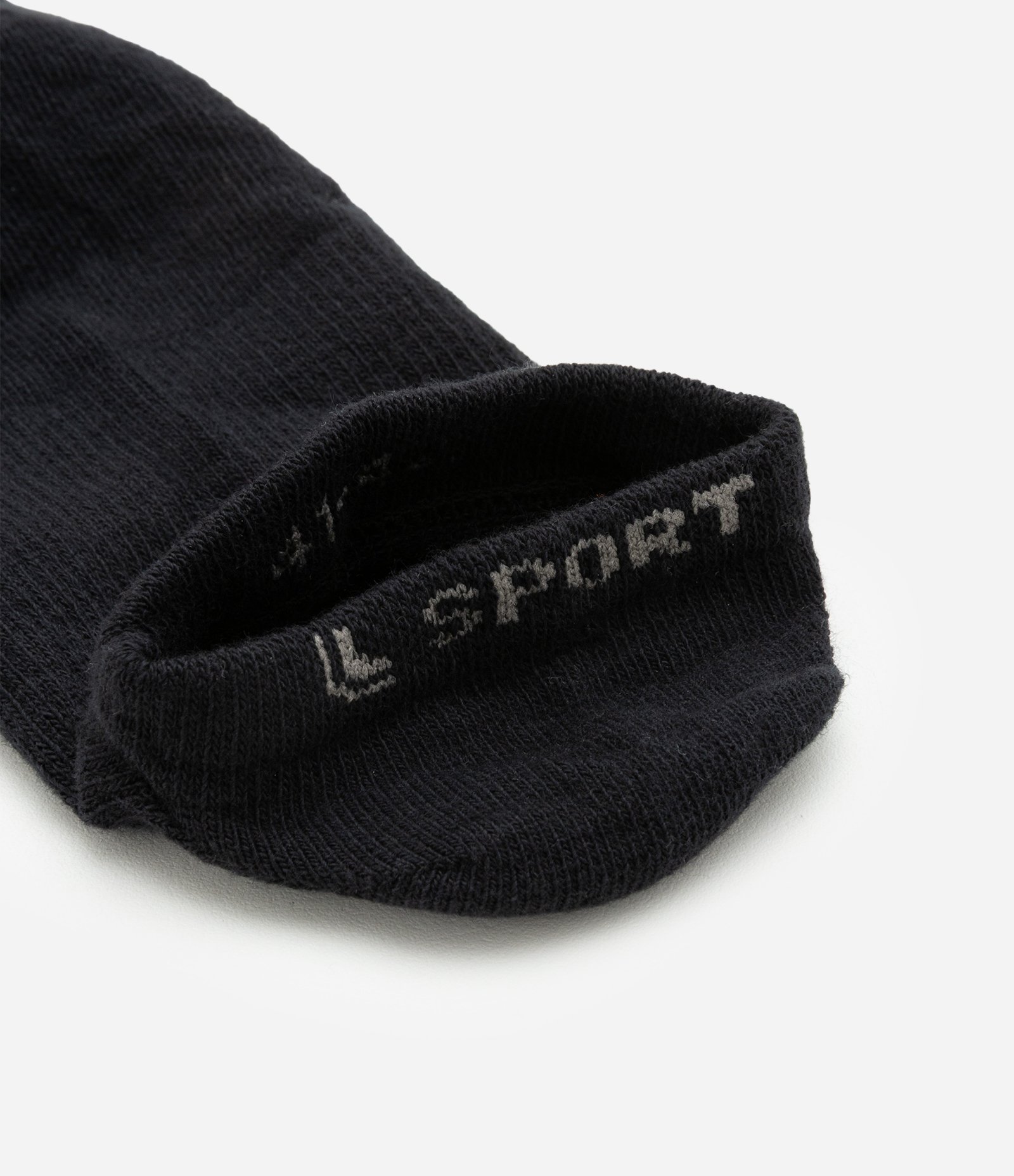 Kit 03 Meias Invisíveis Esportivas em Algodão Lupo Preto 4