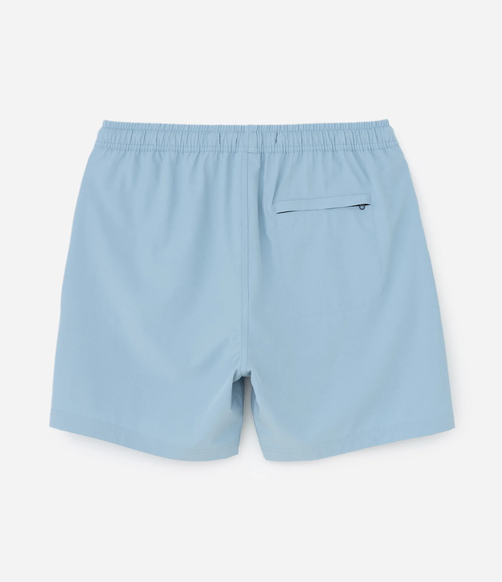 Bermuda com Detalhe de Etiqueta Emborrachada Azul Claro 2