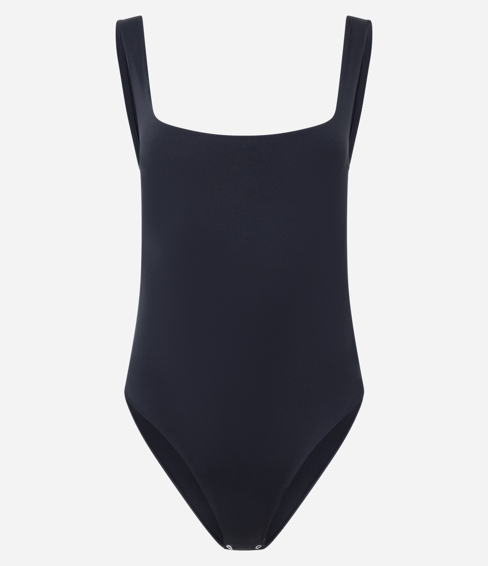 Body em Poliamida com Decote Quadrado Preto 4