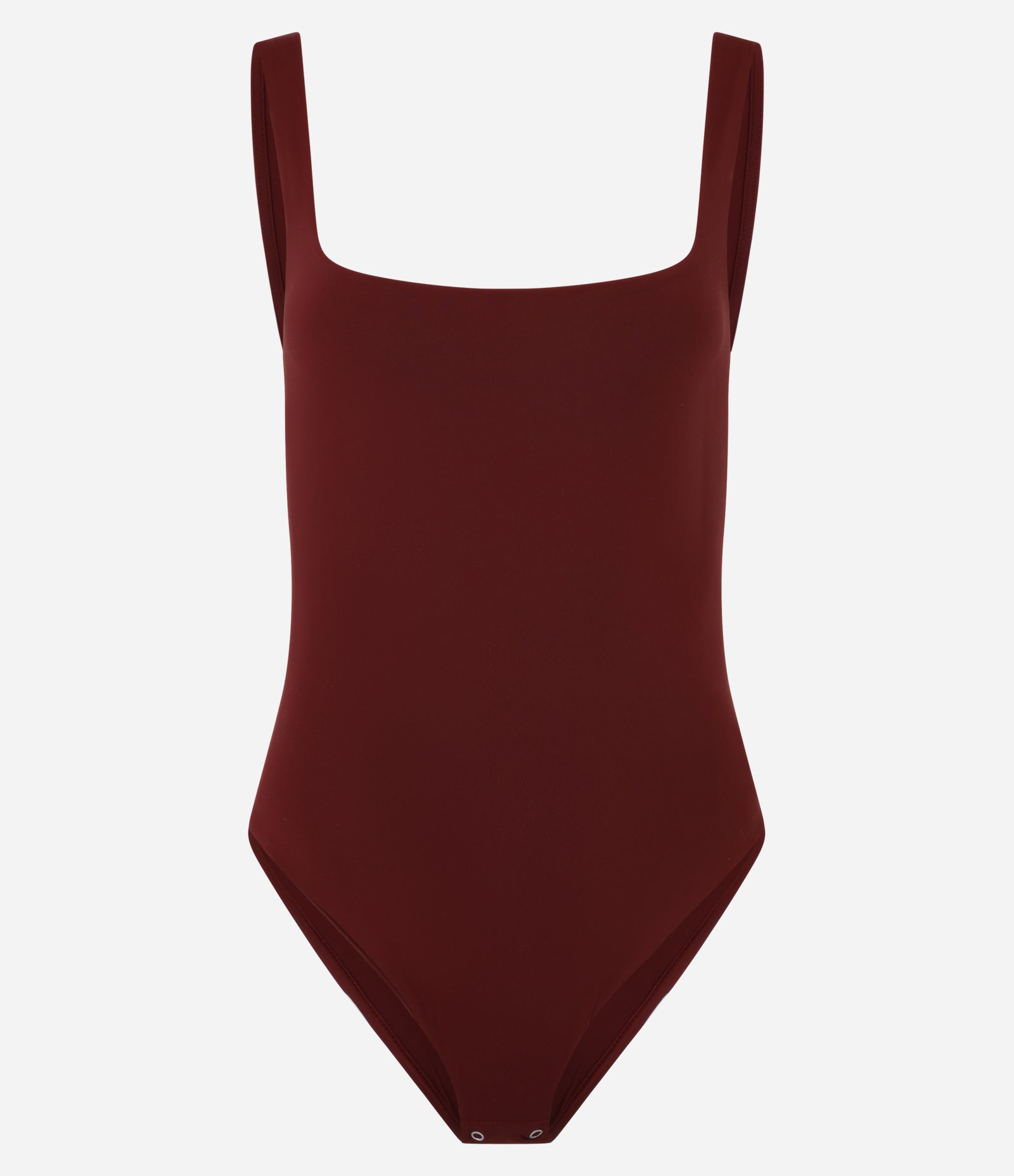 Body em Poliamida com Decote Quadrado Bordô 5