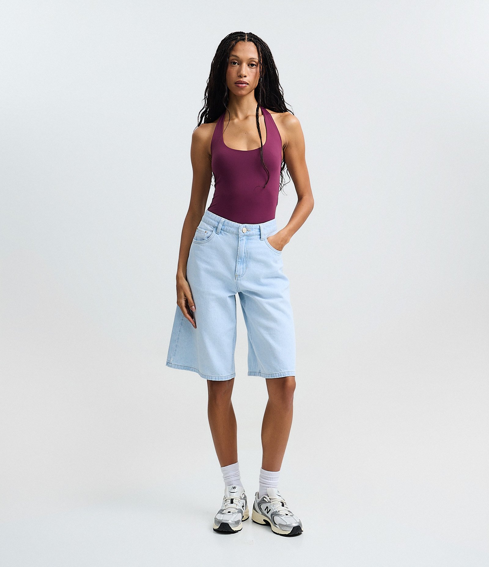 Body Frente Única em Poliamida Vermelho 2