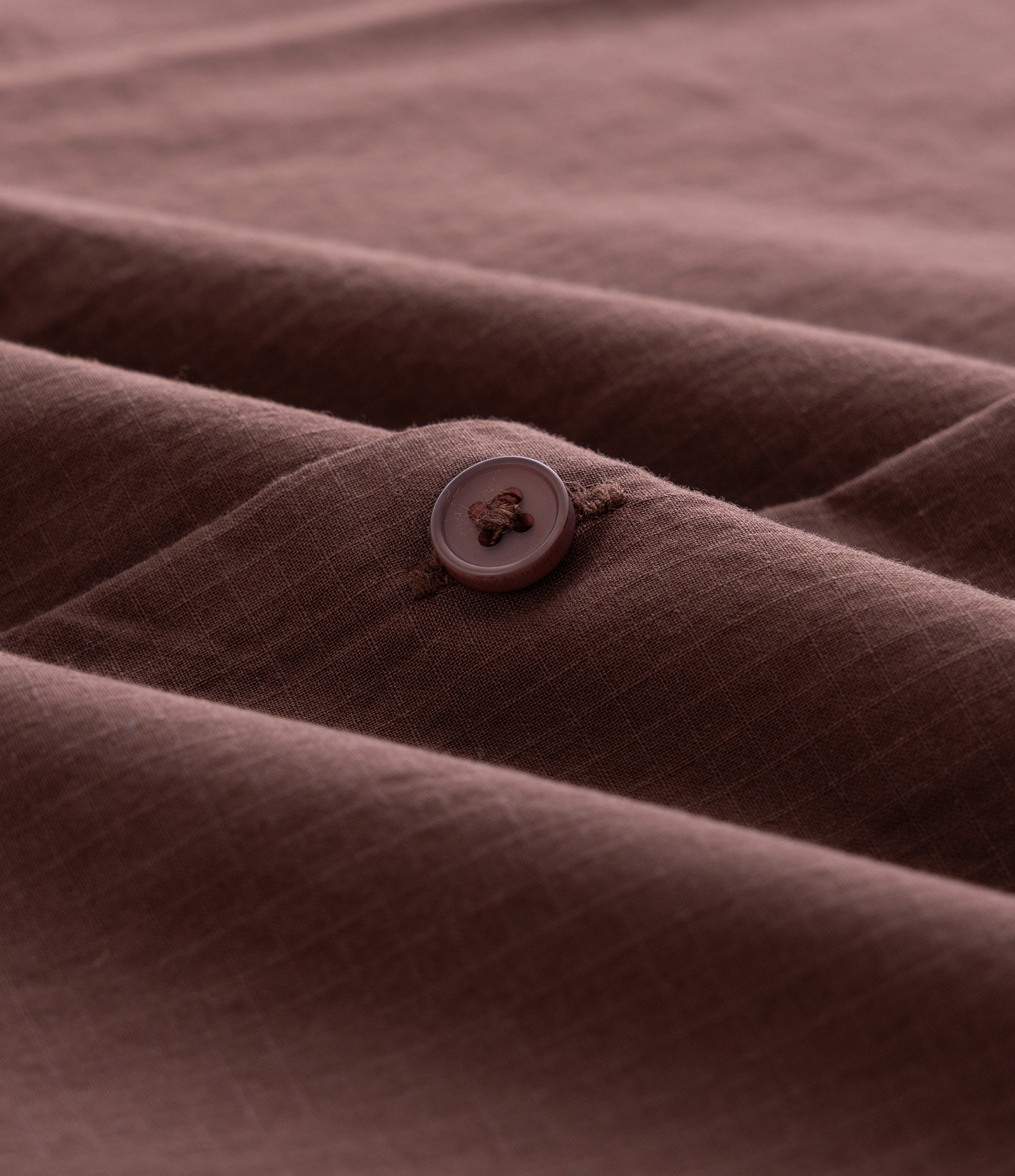 Camisa Boxy Manga Curta Texturizada com Lettering Bordado Marrom 7