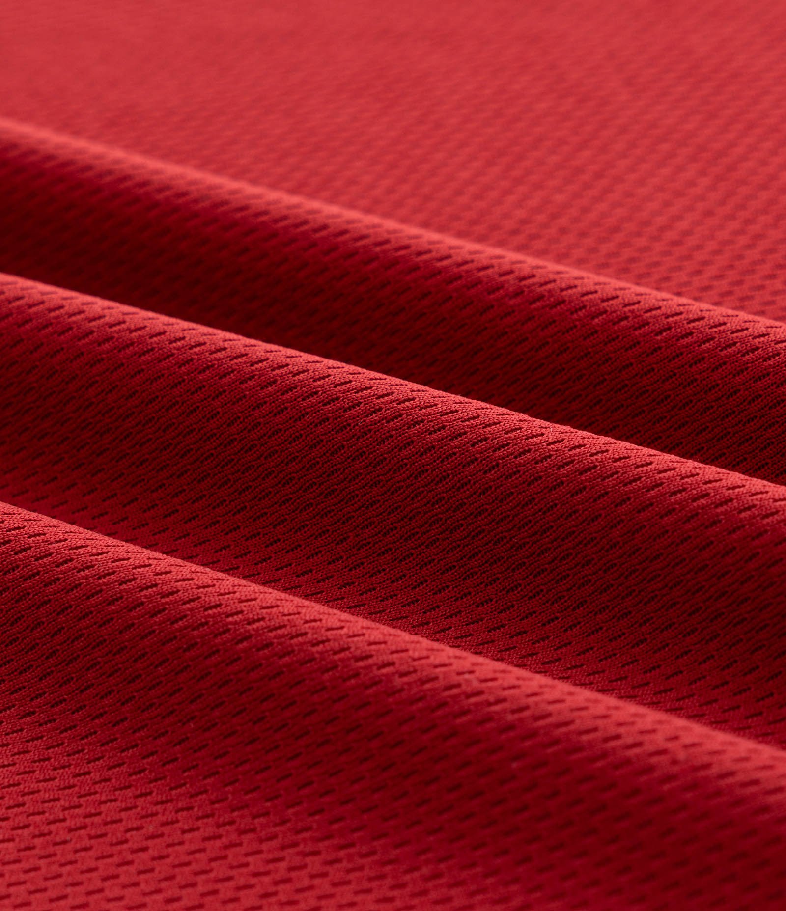 Camiseta Polo Oversized com Manga Curta Vermelho 3