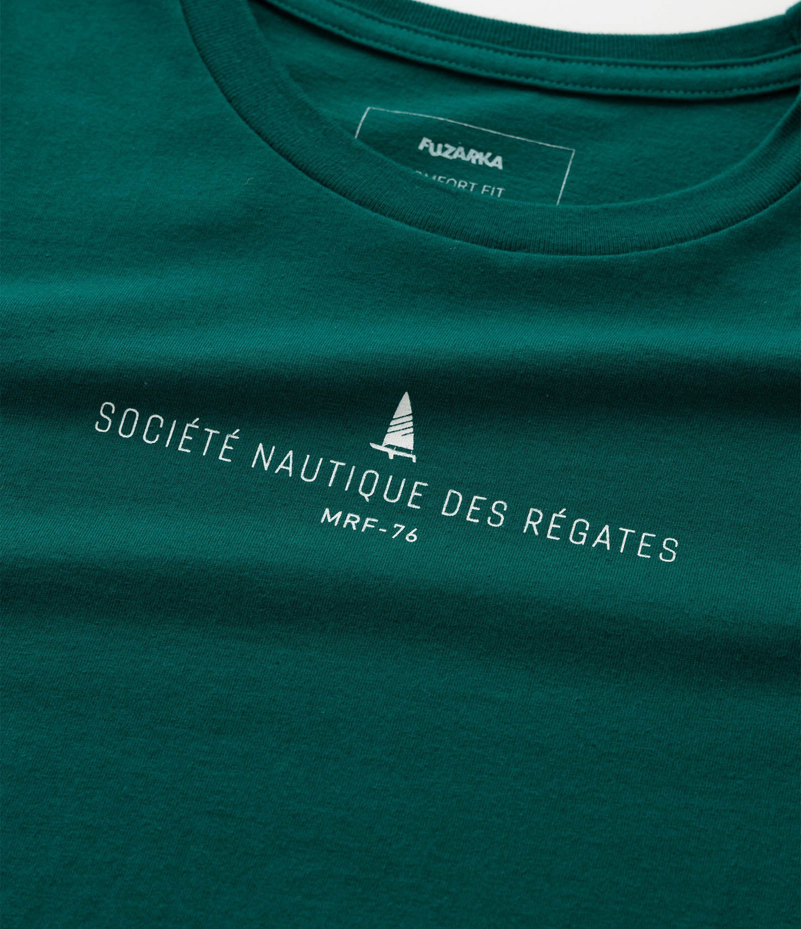Camiseta Infantil Regular com Estampa de Mini Ícone de Barco - Tam 5 a 14 Anos Verde 4