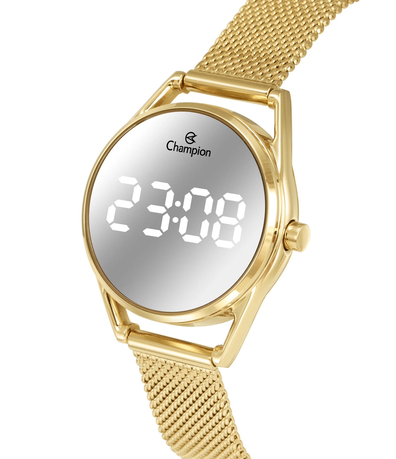 Relógio Digital Aço Champion       Dourado 2