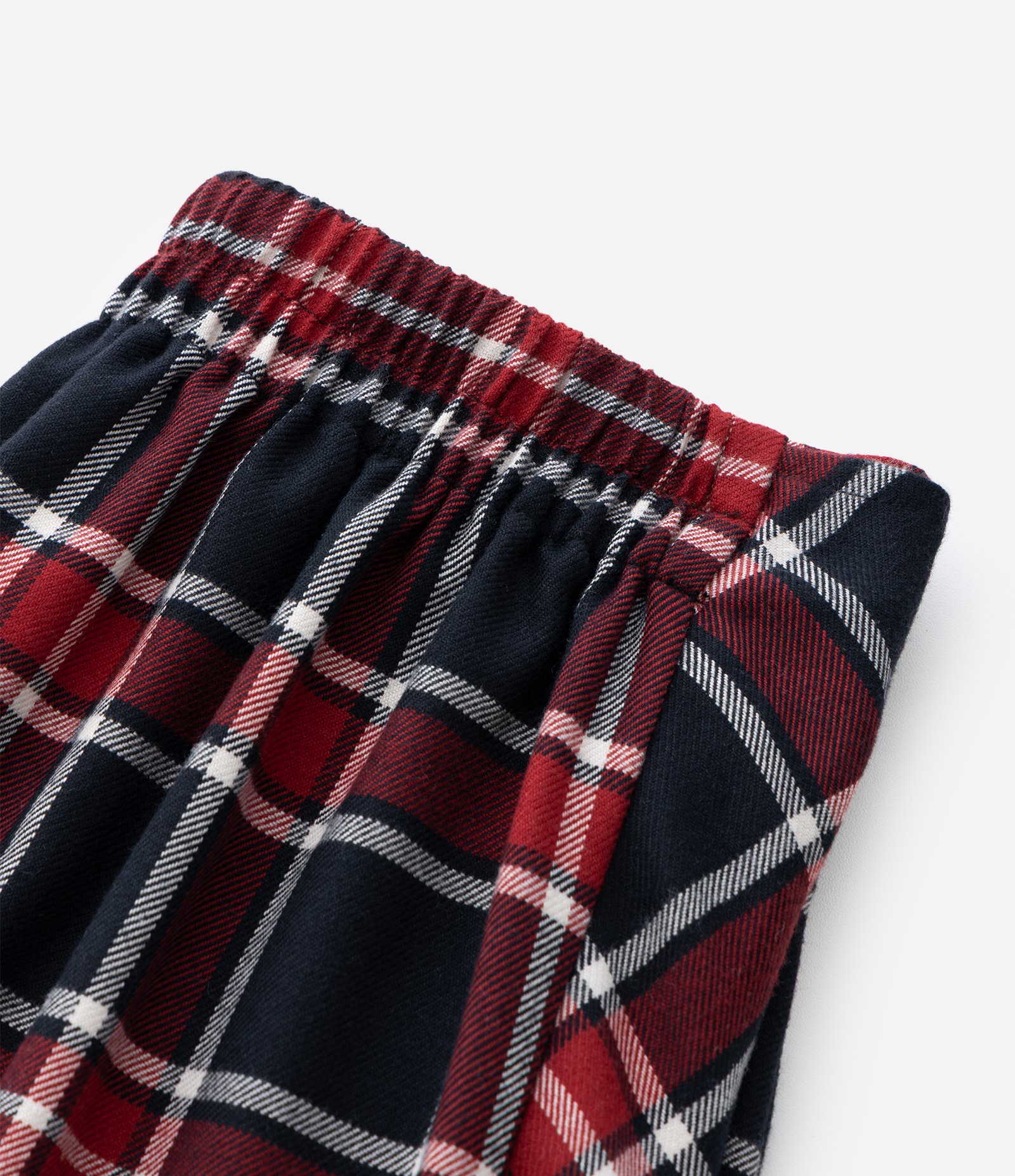 Short Saia Infantil Xadrez em Alfaiataria – Tam 5 a 14 Anos Vermelho/Preto 4