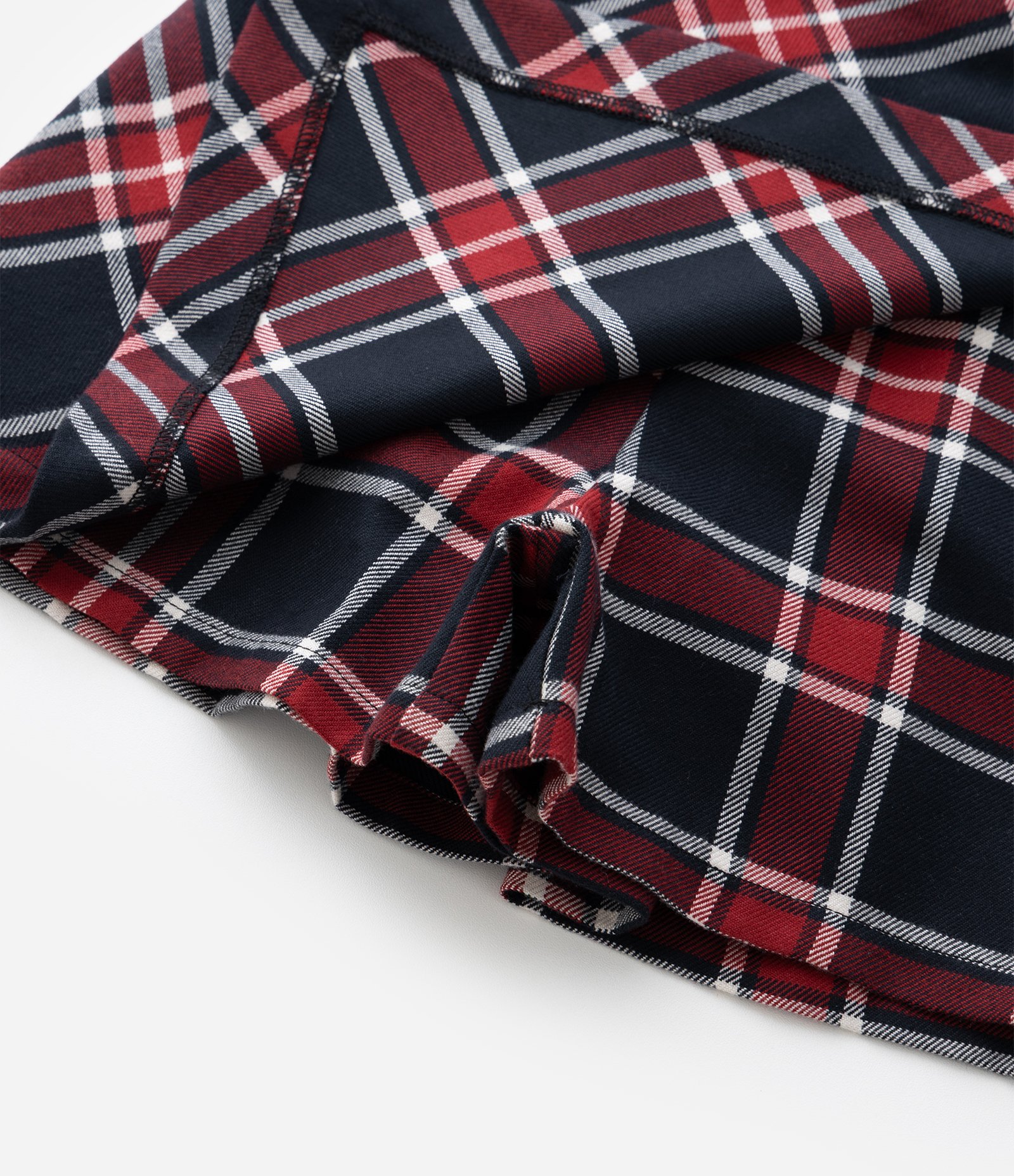 Short Saia Infantil Xadrez em Alfaiataria – Tam 5 a 14 Anos Vermelho/Preto 6