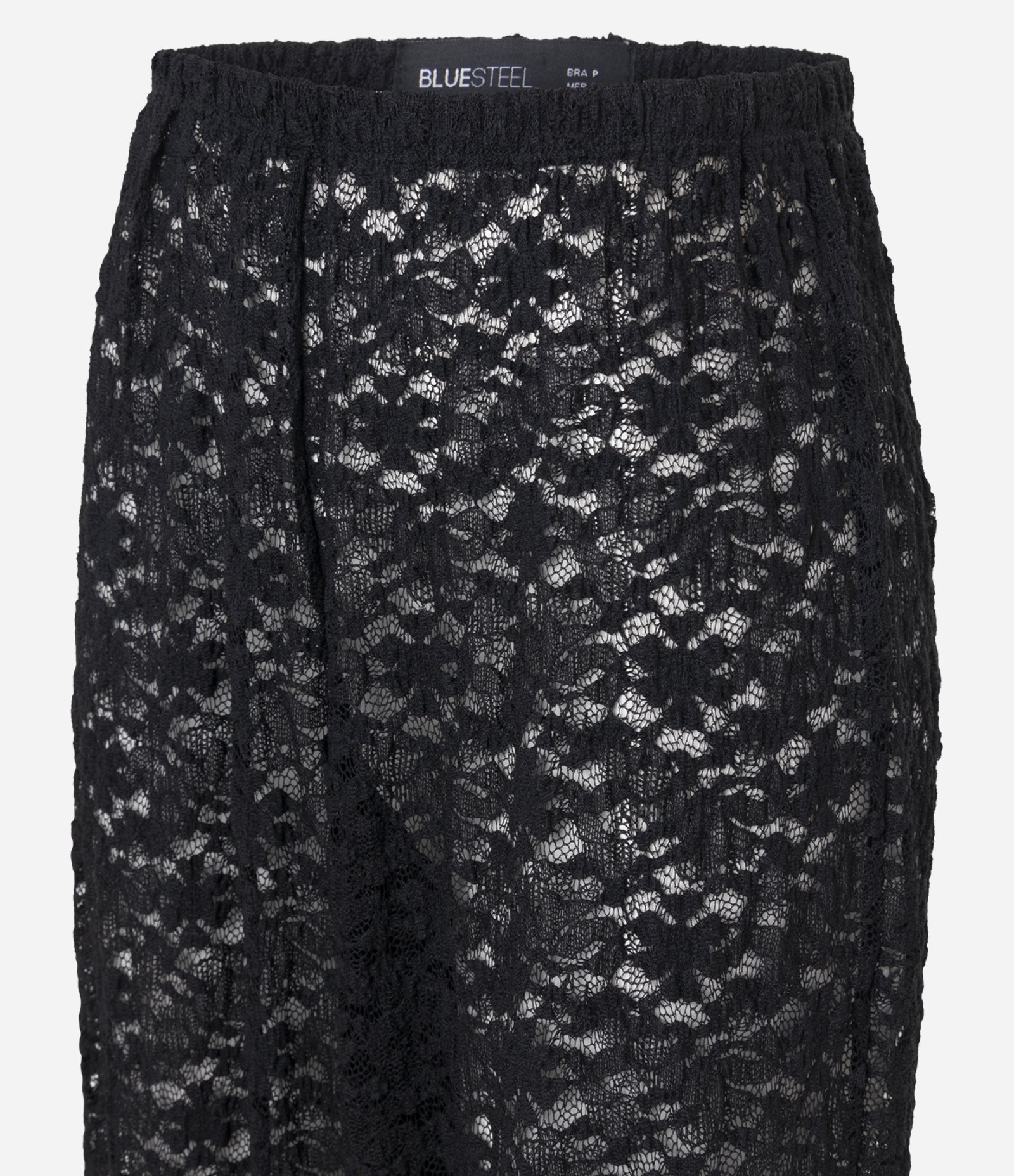 Calça Aladdin em Renda Texturizada Preto 2