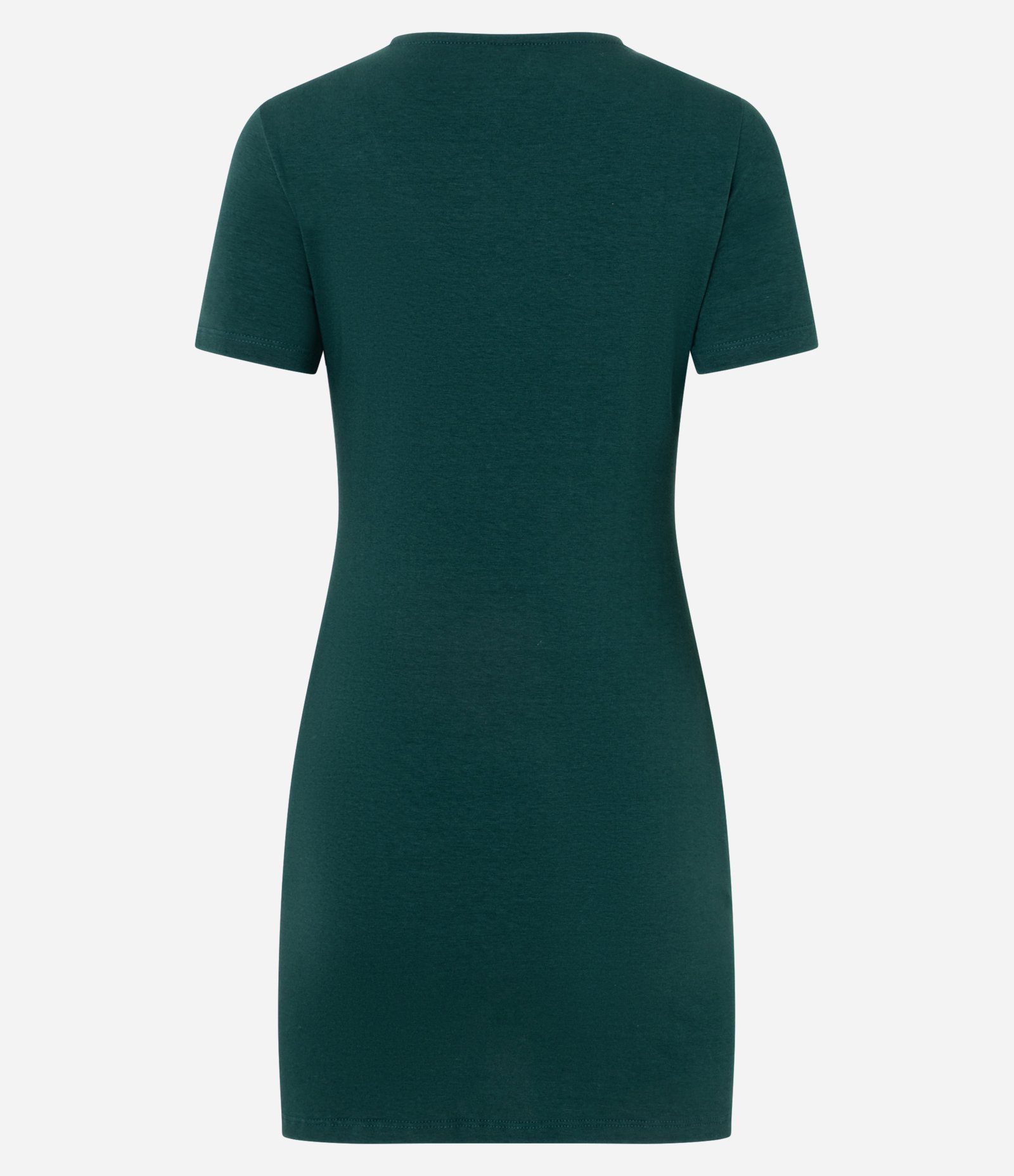 Vestido Curto em Algodão Liso Com Decote em V com Amarração Frontal Verde 6