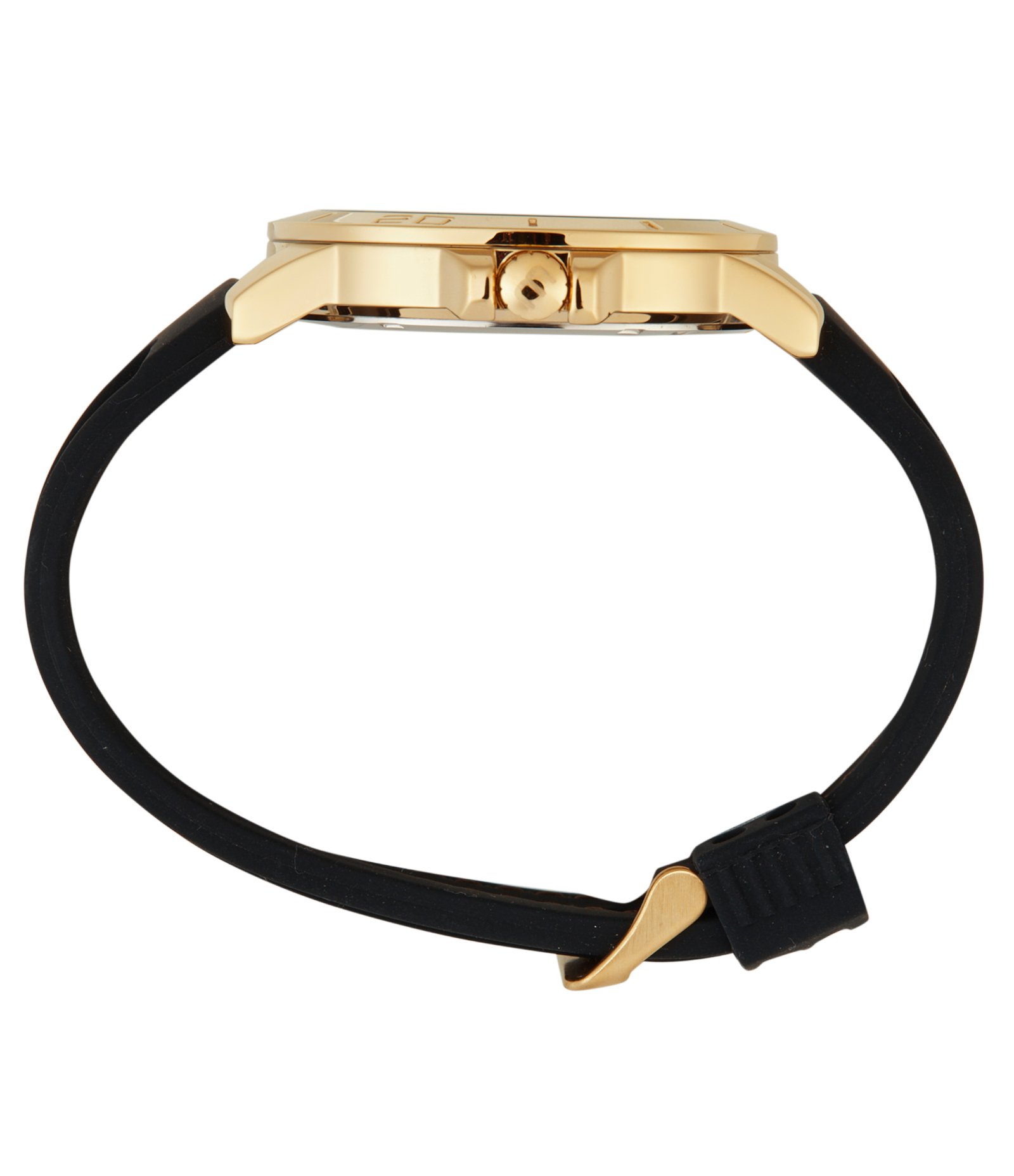 Relógio Analógico Metal Cromado e Silicone Mondaine Preto 3