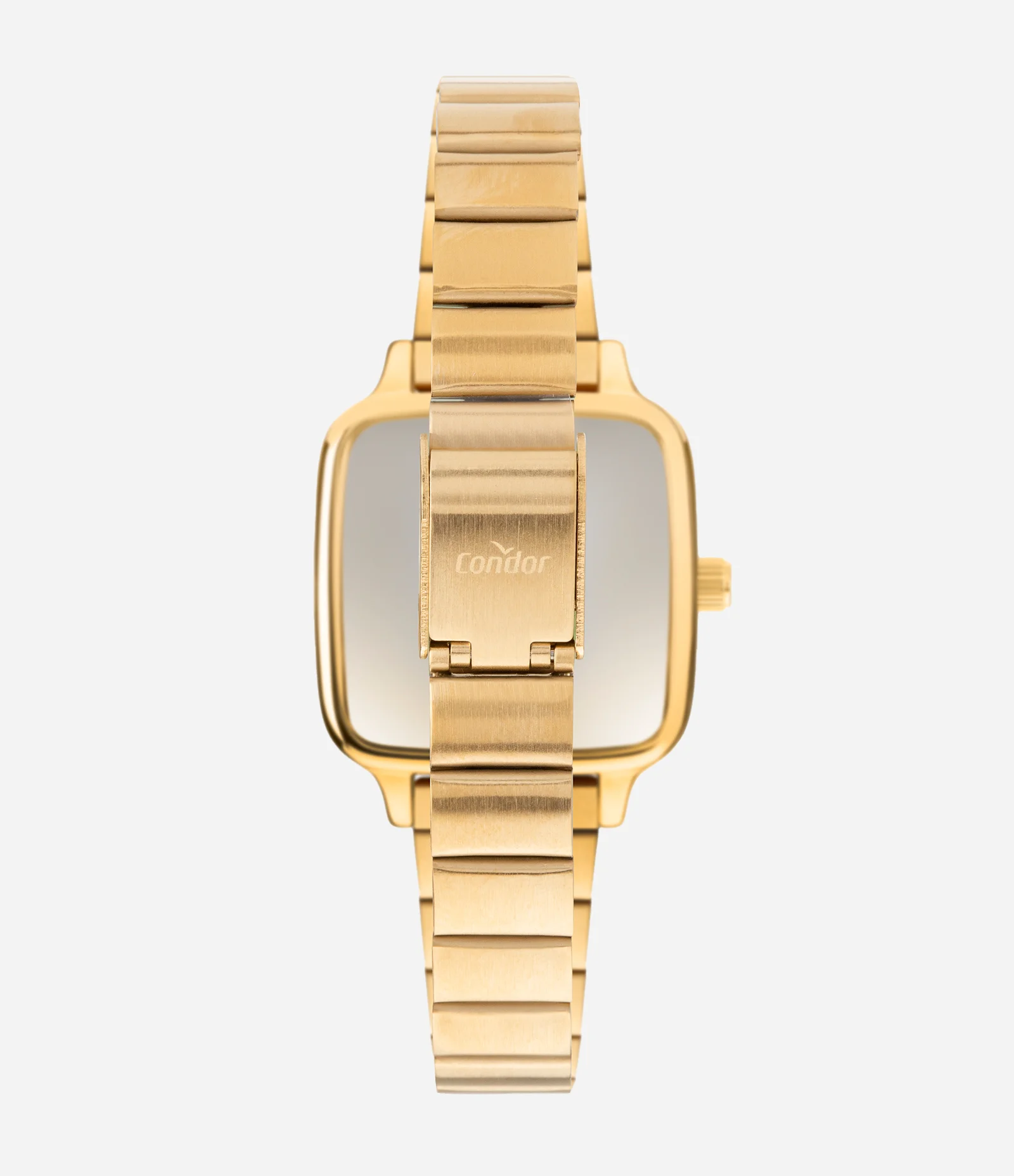 Relógio Analógico Aço Condor Dourado 2