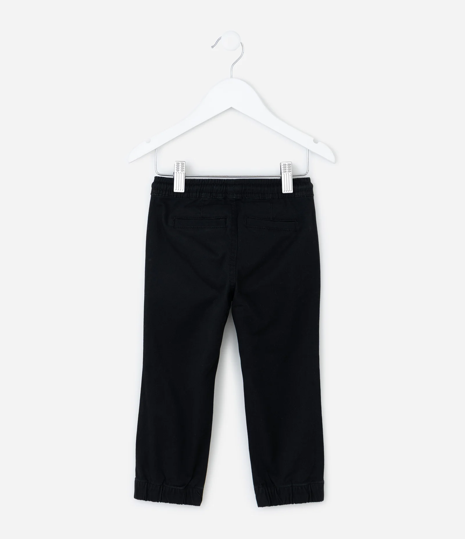 Calça Infantil Jogger com Cós Elástico – Tam 1 a 6 Anos Preto 2