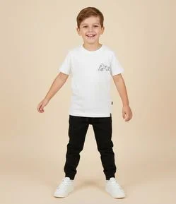Calça Infantil Jogger com Cós Elástico – Tam 1 a 6 Anos
