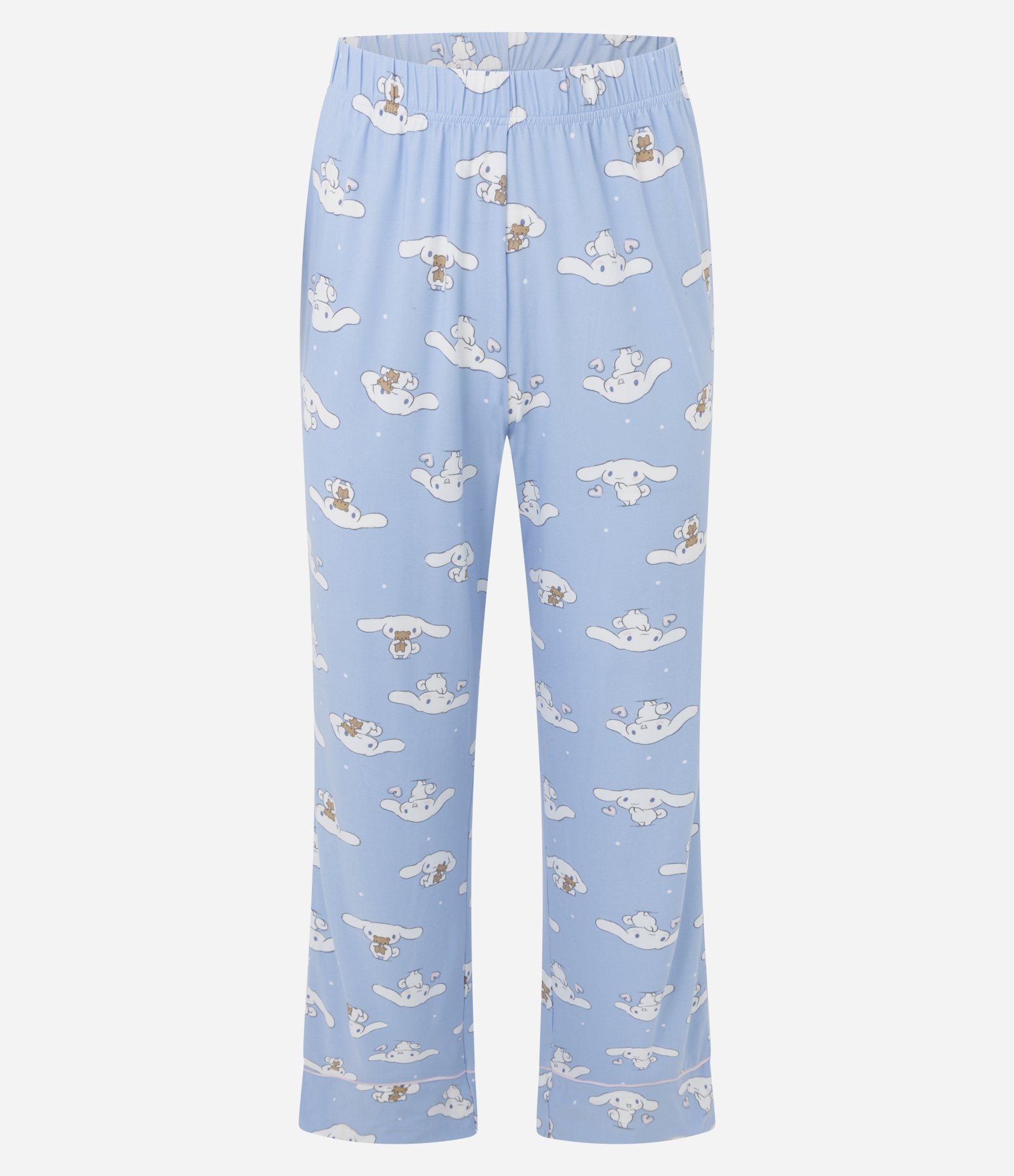 Pijama Longo Americano Cinnamoroll Estampado Azul 3