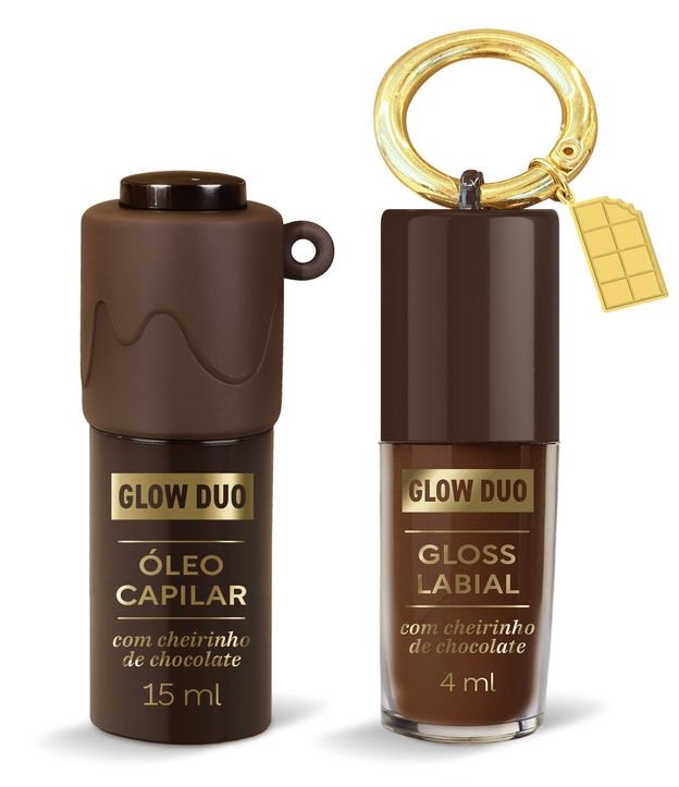 Kit Óleo Capilar Aroma de Chocolate Mari Maria + Gloss Labial 4ml Especial Chocolate Maria Maria OX