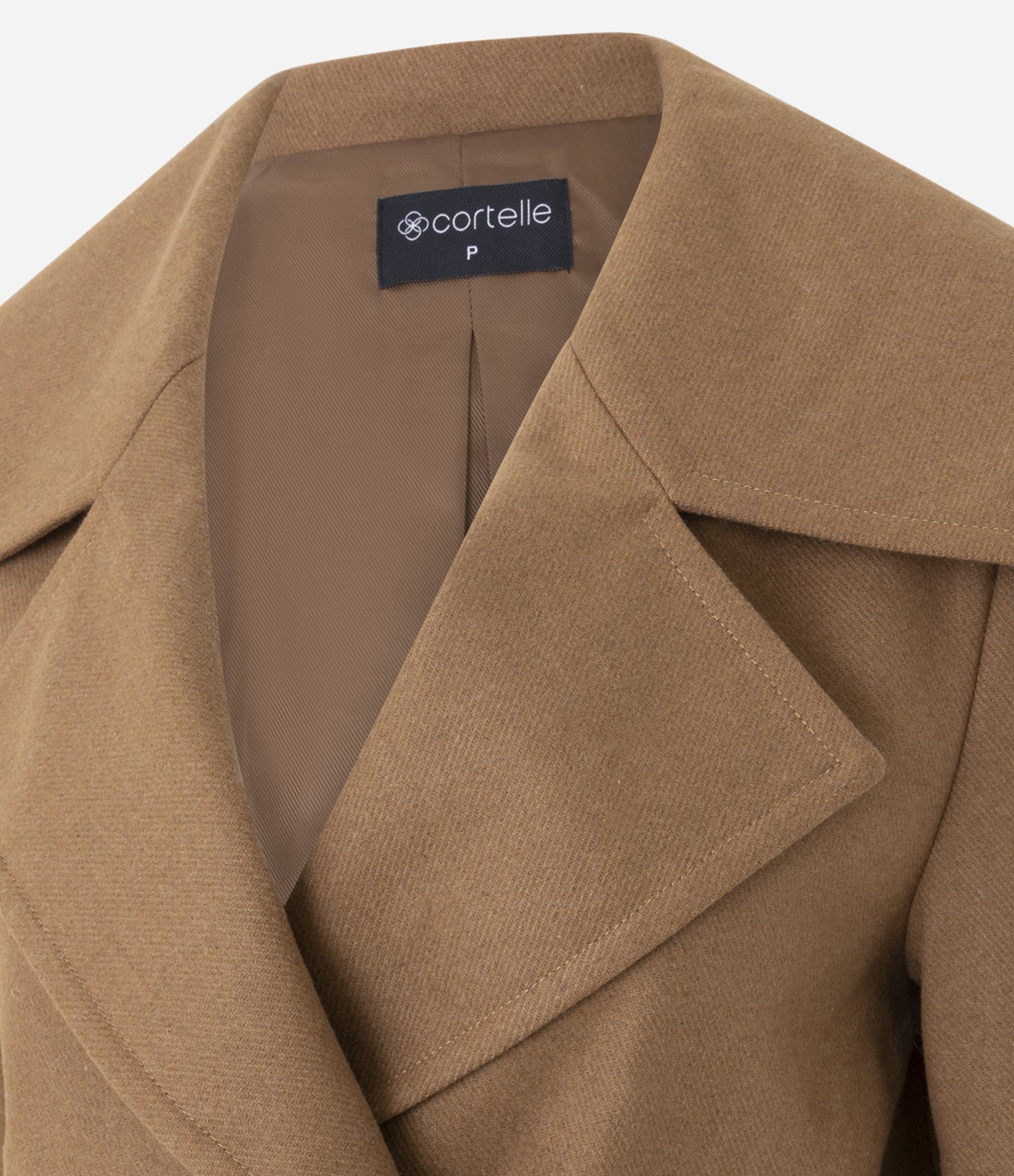 Jaqueta Pesada com Pala Sobreposta nas Costas Marrom 2