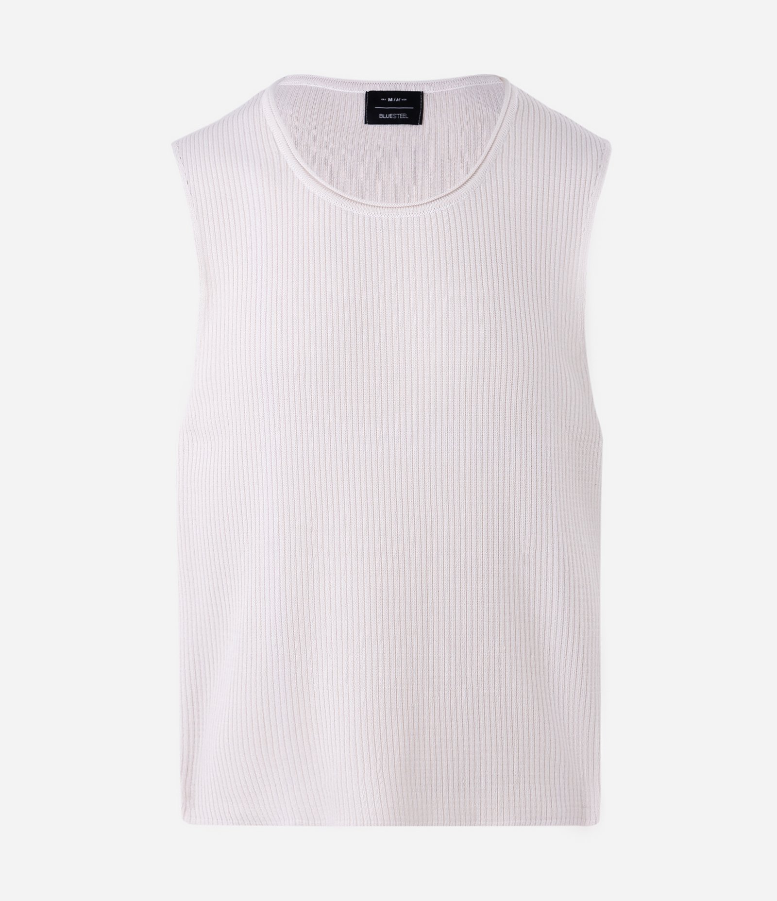 Regata em Tricô Texturizado com Puídos Branco 4