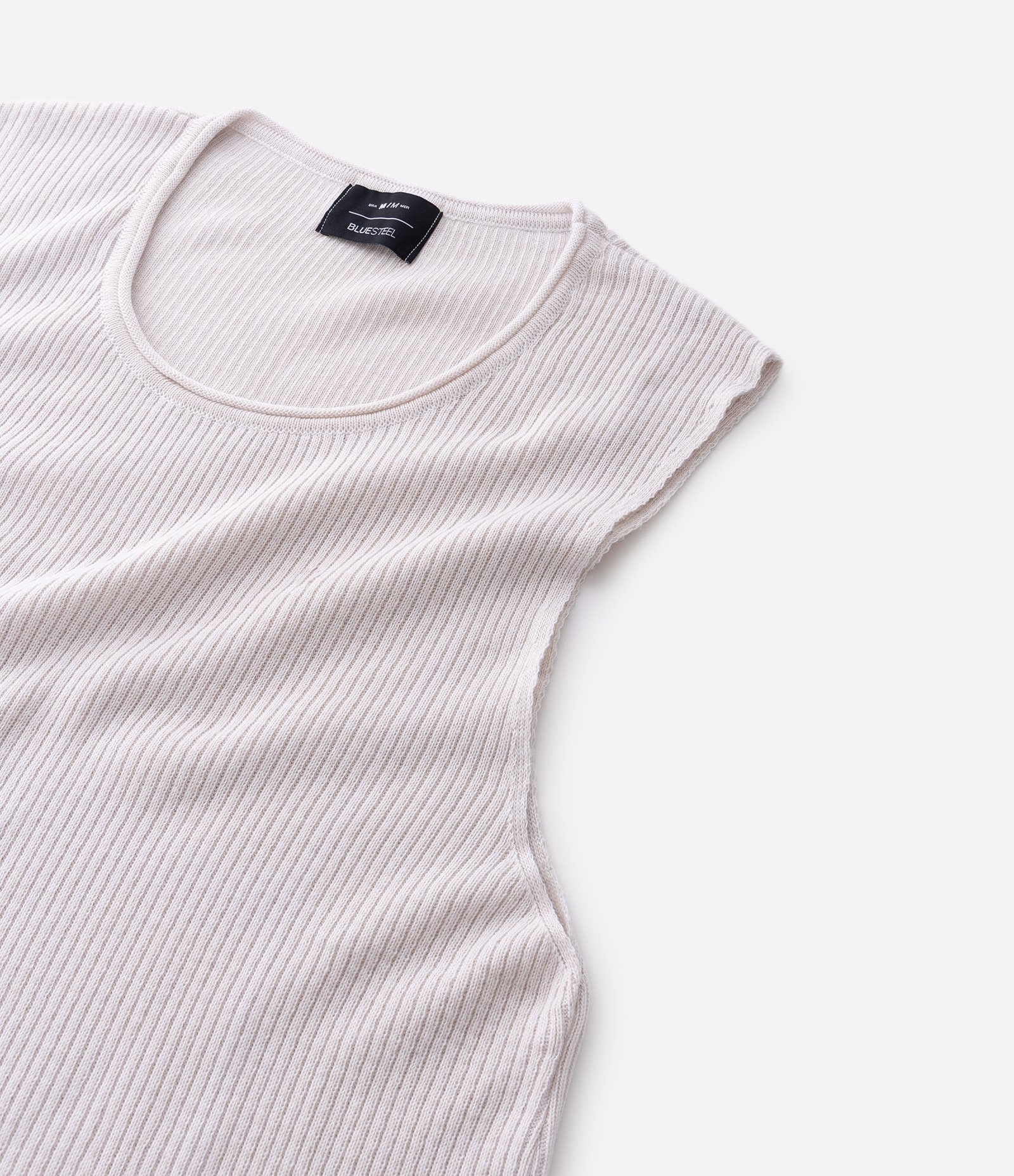 Regata em Tricô Texturizado com Puídos Branco 7