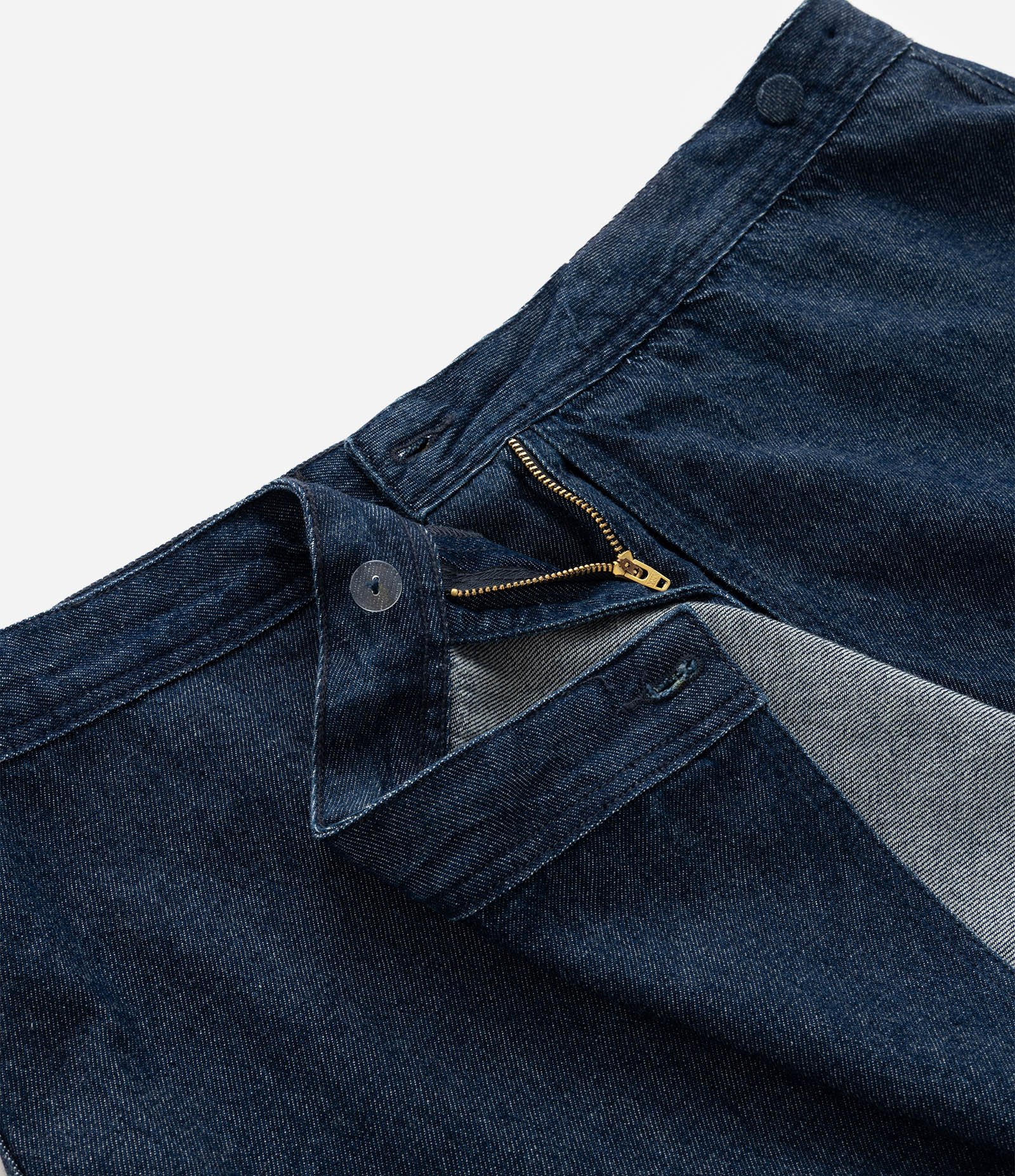 Short Saia Jeans com Frente Transpassada Curve & Plus Size Azul 5